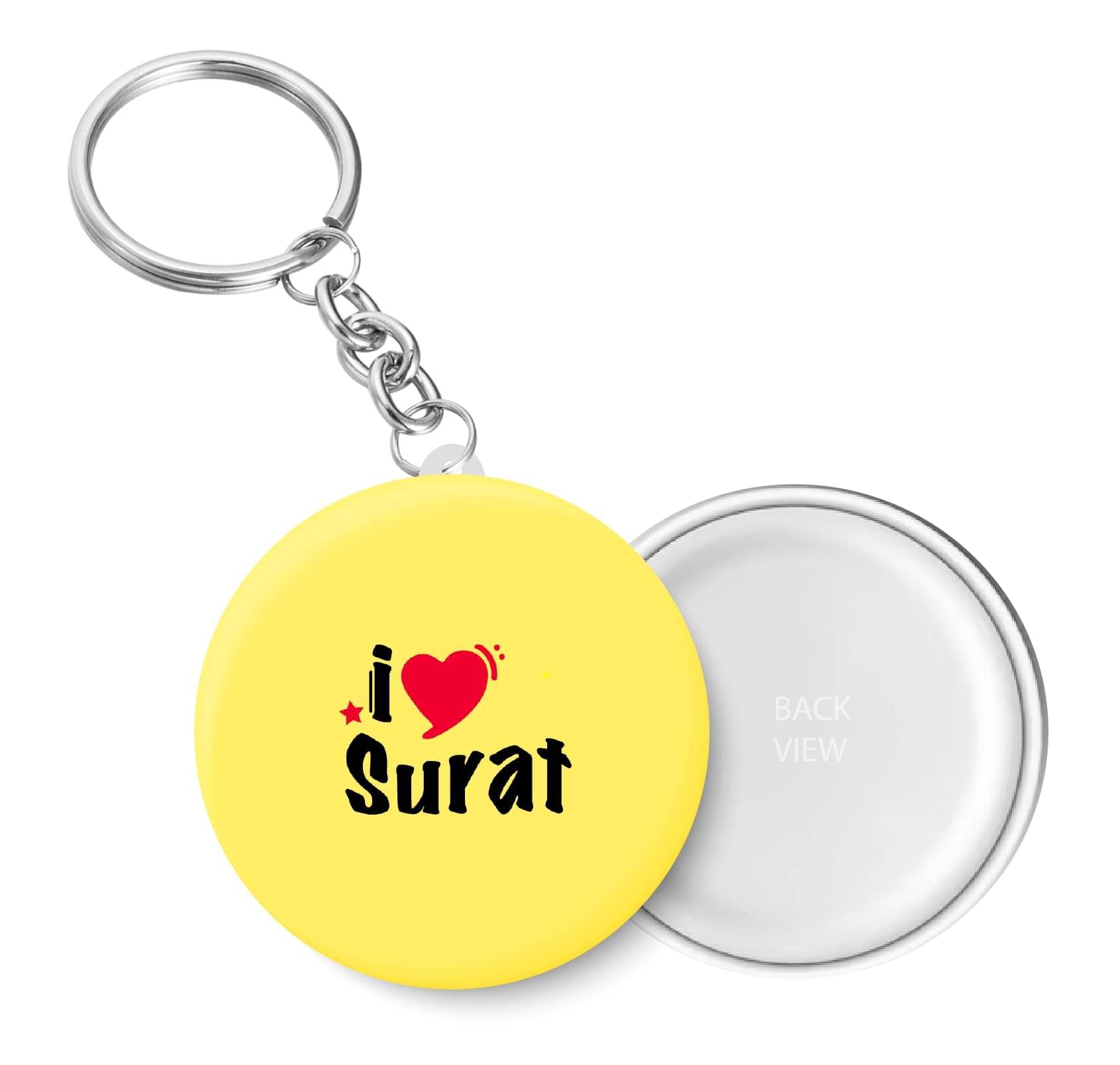 PEACOCKRIDE Multicolour Plastic Keychain - Pack of 1 PEACOCKRIDE Multicolour Plastic Keychain - Pack of 1