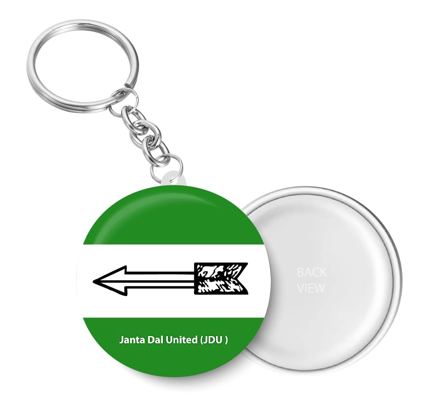     			PEACOCKRIDE Multicolour Plastic Keychain - Pack of 1