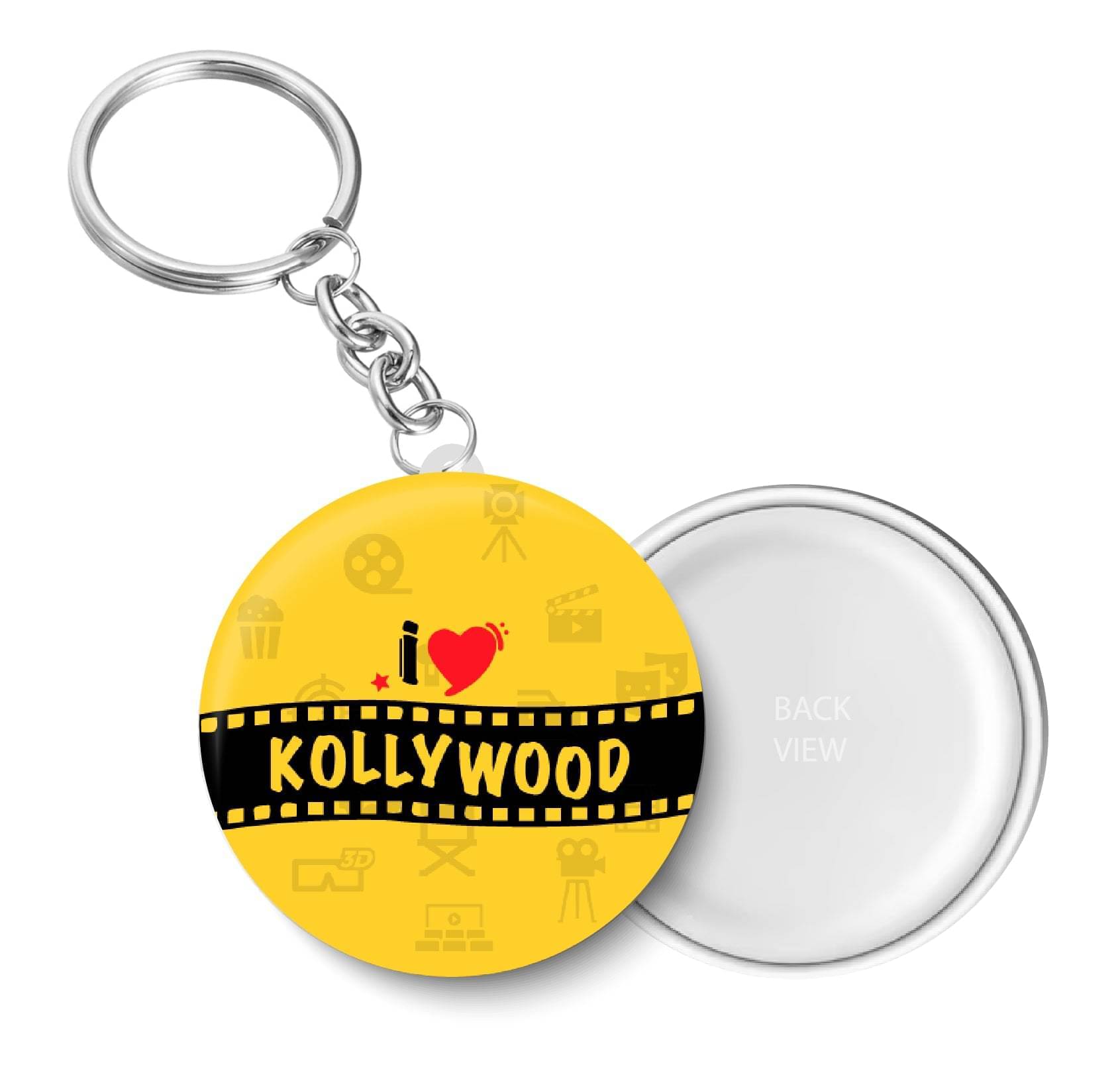 PEACOCKRIDE Multicolour Plastic Keychain - Pack of 1 PEACOCKRIDE Multicolour Plastic Keychain - Pack of 1