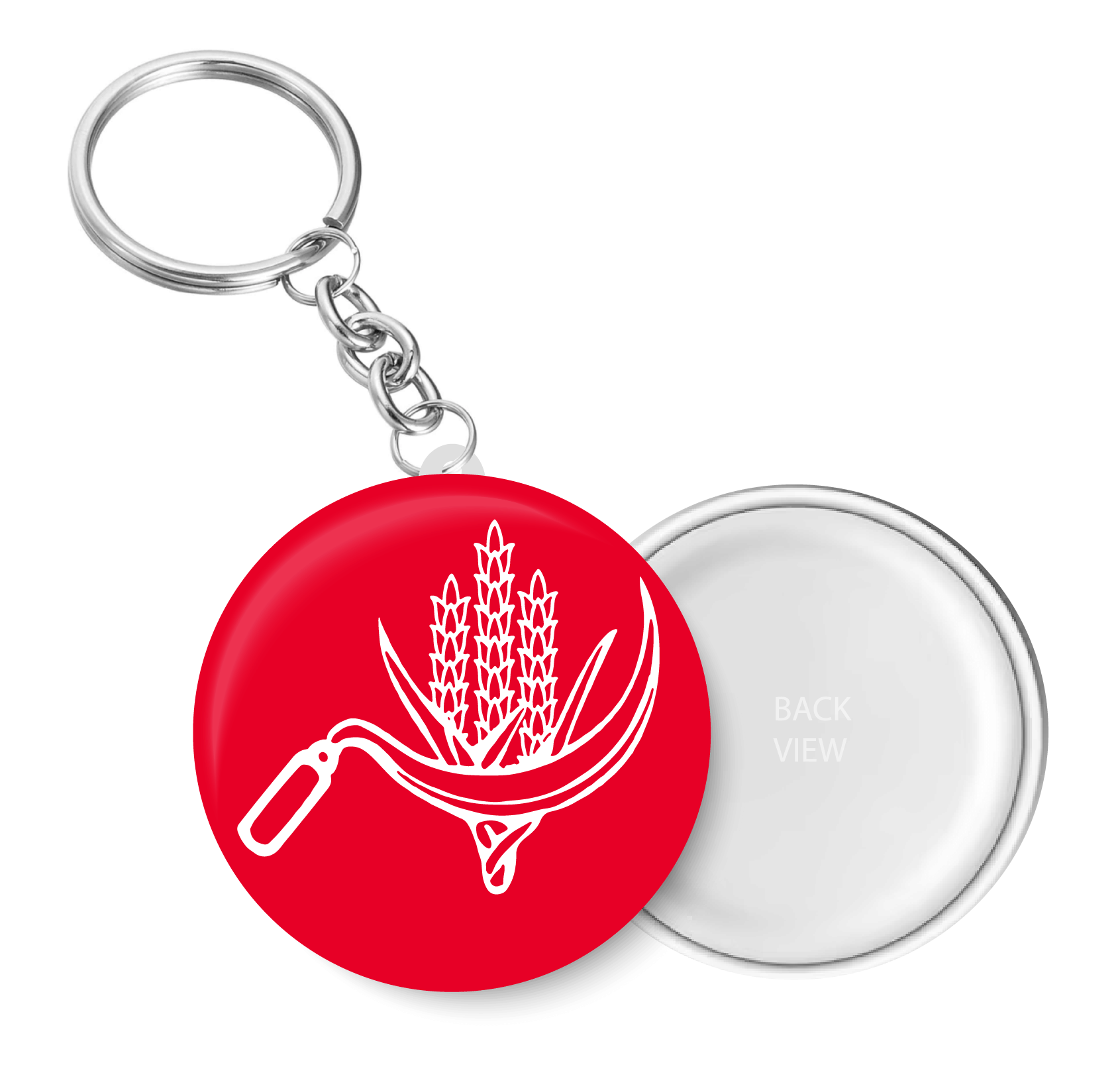 PEACOCKRIDE Multicolour Plastic Keychain - Pack of 1 PEACOCKRIDE Multicolour Plastic Keychain - Pack of 1