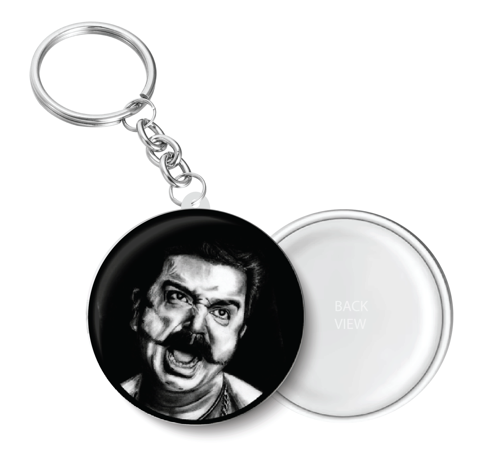     			PEACOCKRIDE Multicolour Plastic Keychain - Pack of 1
