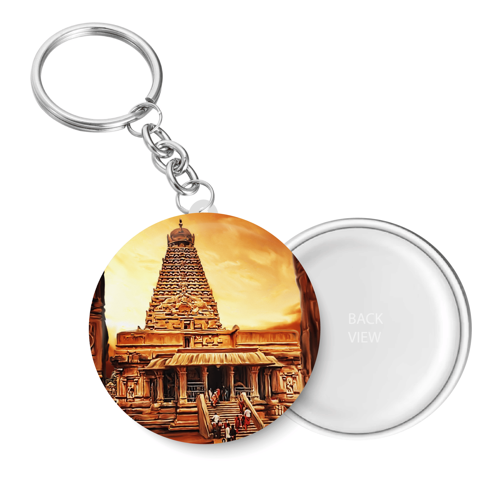 PEACOCKRIDE Multicolour Plastic Keychain - Pack of 1 PEACOCKRIDE Multicolour Plastic Keychain - Pack of 1