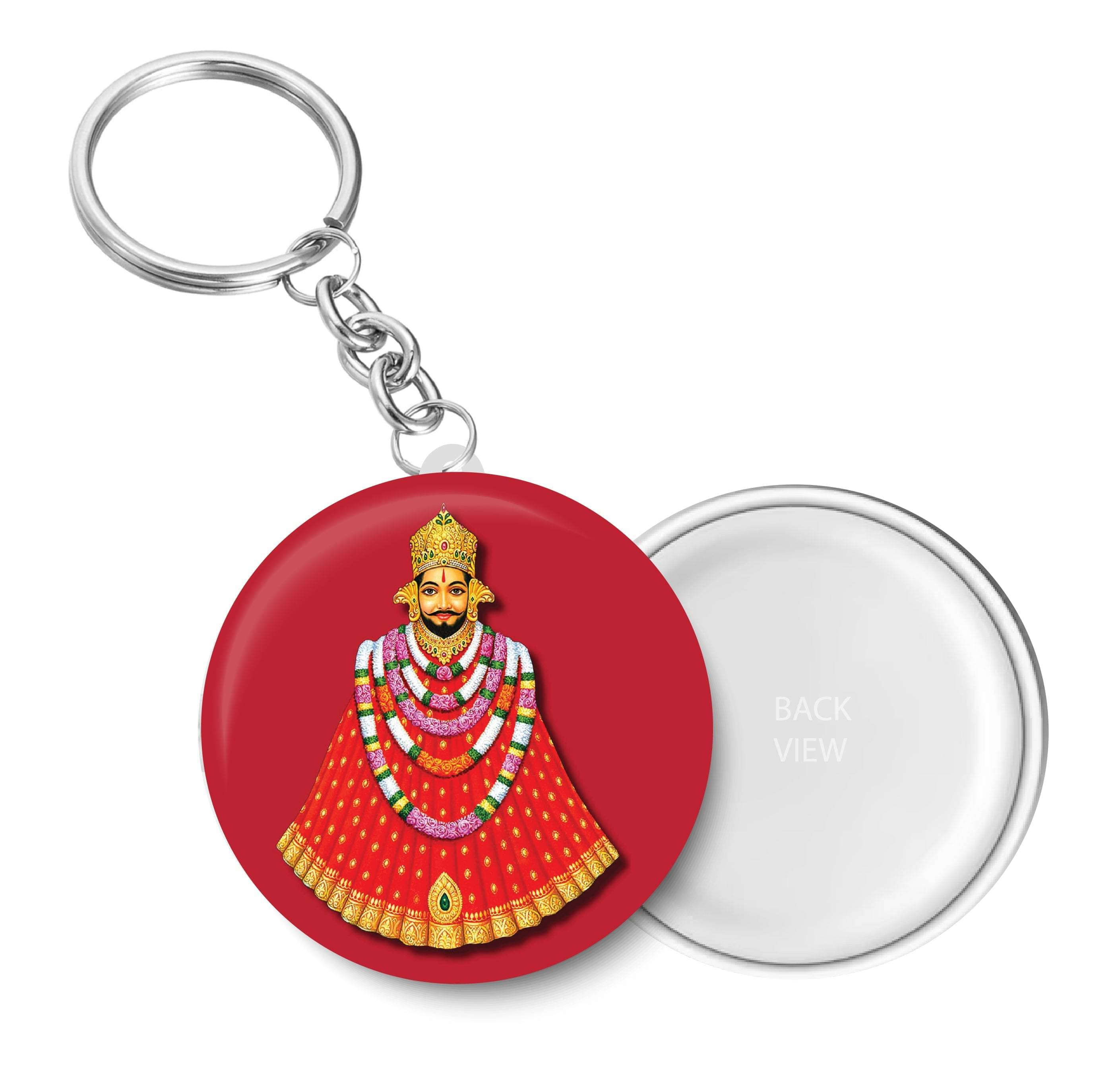 PEACOCKRIDE Multicolour Plastic Keychain - Pack of 1 PEACOCKRIDE Multicolour Plastic Keychain - Pack of 1