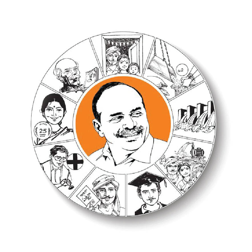     			PEACOCKRIDE Rajasekhara Reddy I Y. S. Rajasekhara Reddy I YSR Congress I Pin Badge (Multicolor, Plastic, 44mm)