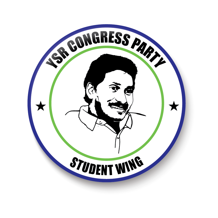     			PEACOCKRIDE Student Wing I Jagan Mohan Reddy I YSR Congress I Pin Badge (Multicolor, Plastic, 44mm)