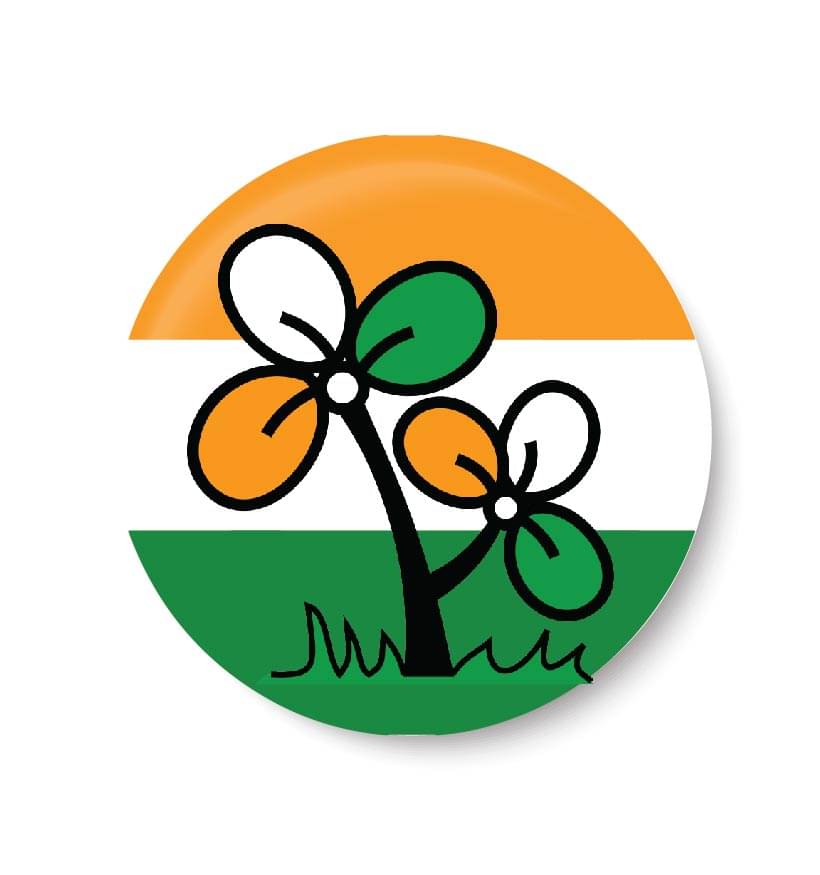     			PEACOCKRIDE Vote for your Party I All India Trinamool Congress I AITC I Party of India Symbols Pin Badge (Multicolor, Plastic, 44mm)