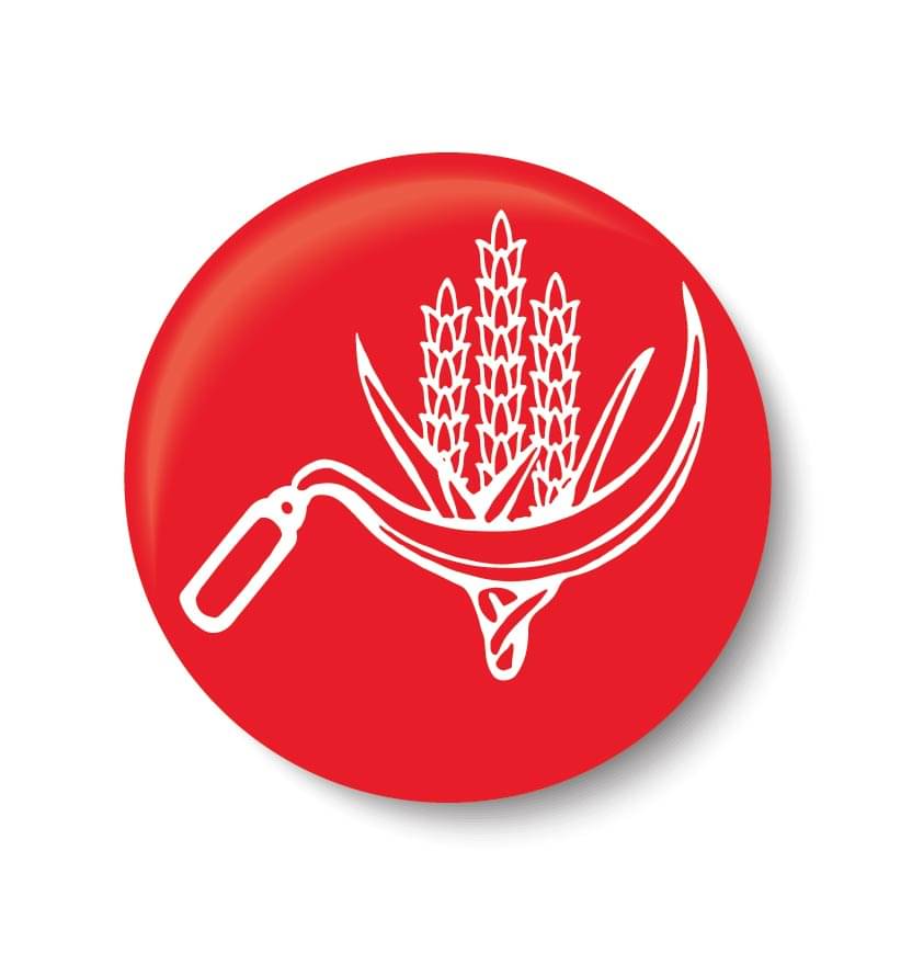     			PEACOCKRIDE Vote for your Party I Communist Party of India (Marxist) I CPIM Symbols Pin Badge (Multicolor, Plastic, 44mm)