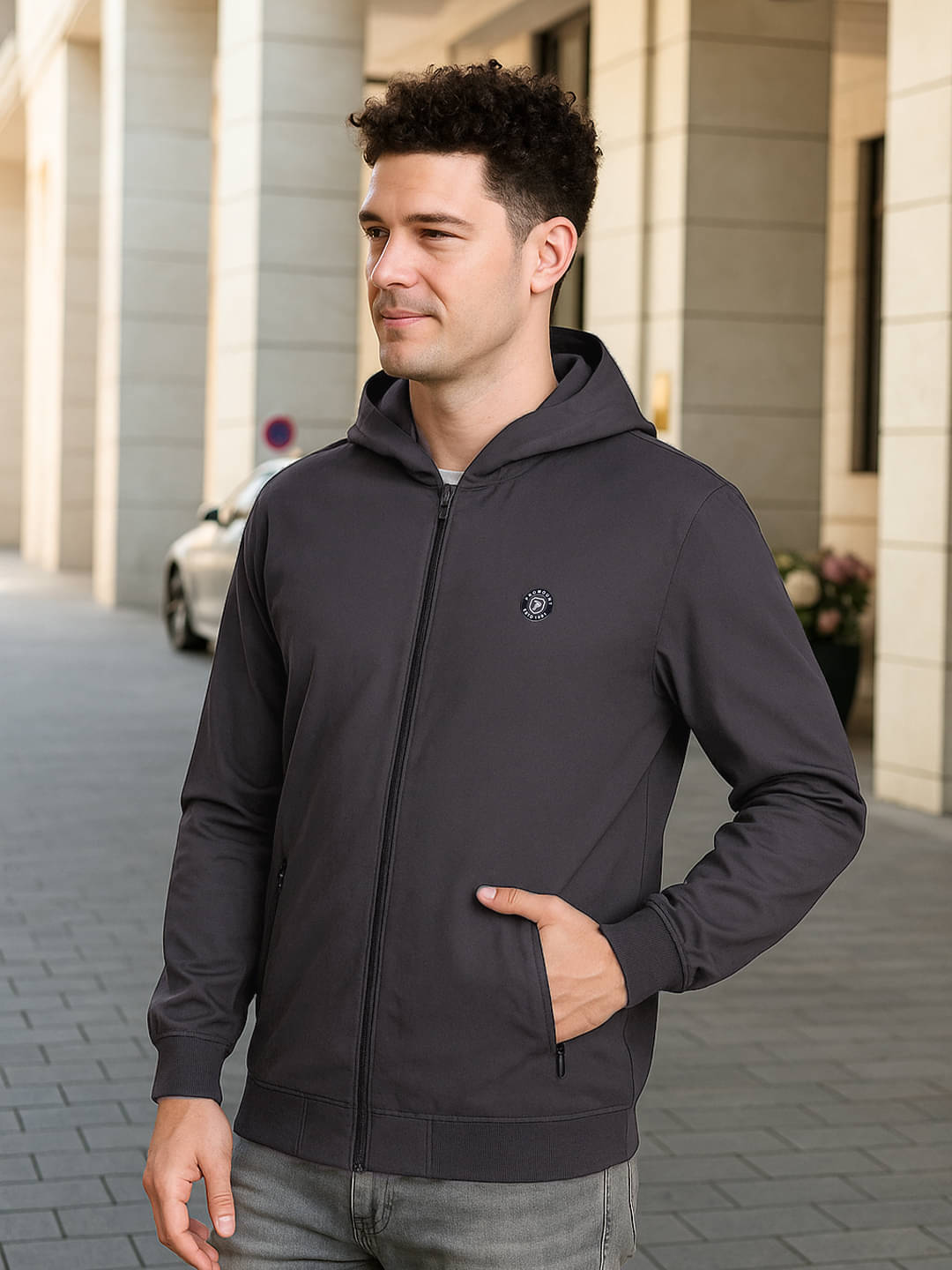 Promount Polyester Men's Casual Jacket - Dark Grey ( Pack of 1 ) Promount Polyester Men's Casual Jacket - Dark Grey ( Pack of 1 )