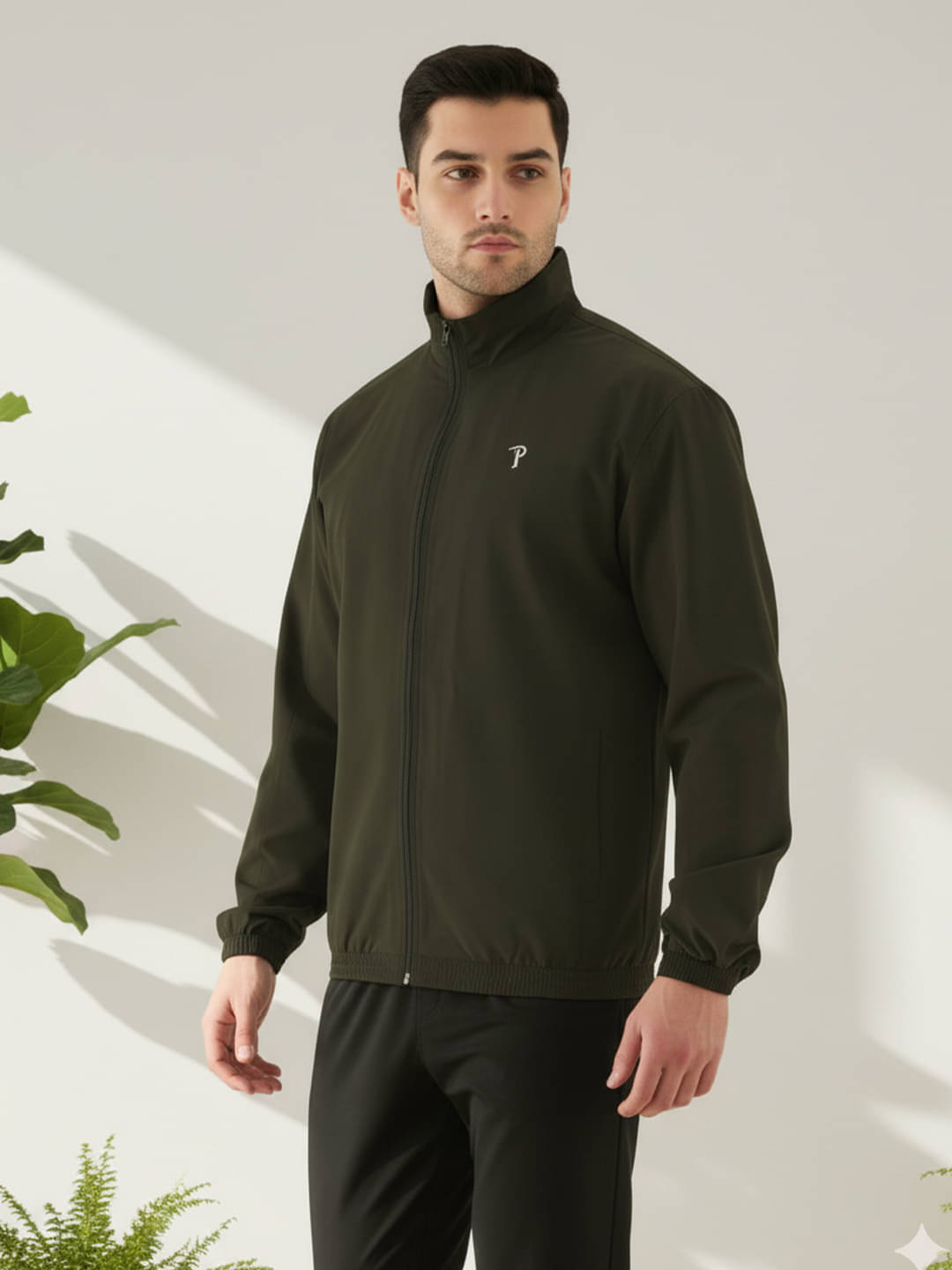 Promount Polyester Men's Casual Jacket - Green ( Pack of 1 ) Promount Polyester Men's Casual Jacket - Green ( Pack of 1 )