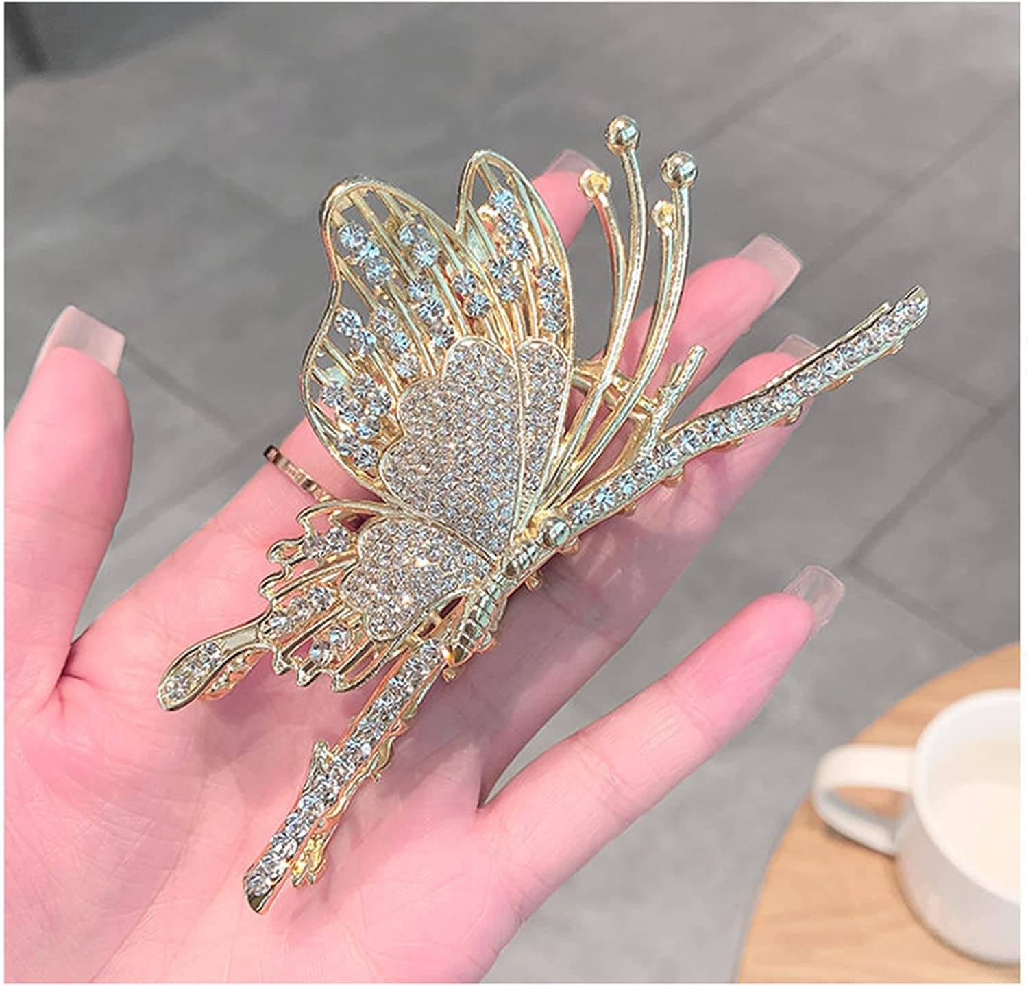     			Rhosyn Gold Hair Clip ( Pack of 1 )