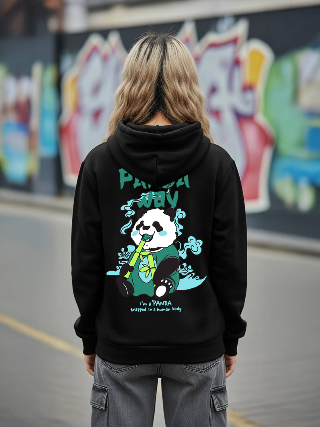     			SCOTT FINCHER Women Fleece Hooded Sweatshirt For Light Winters ( Black )