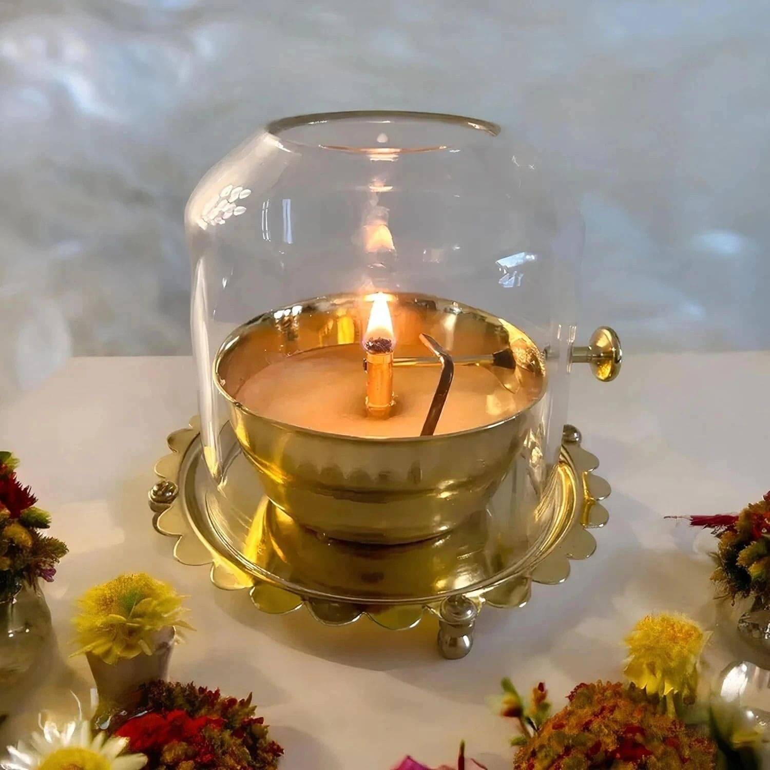     			SERENITY LIVING Diya 1 diya ( Pack of 1 )