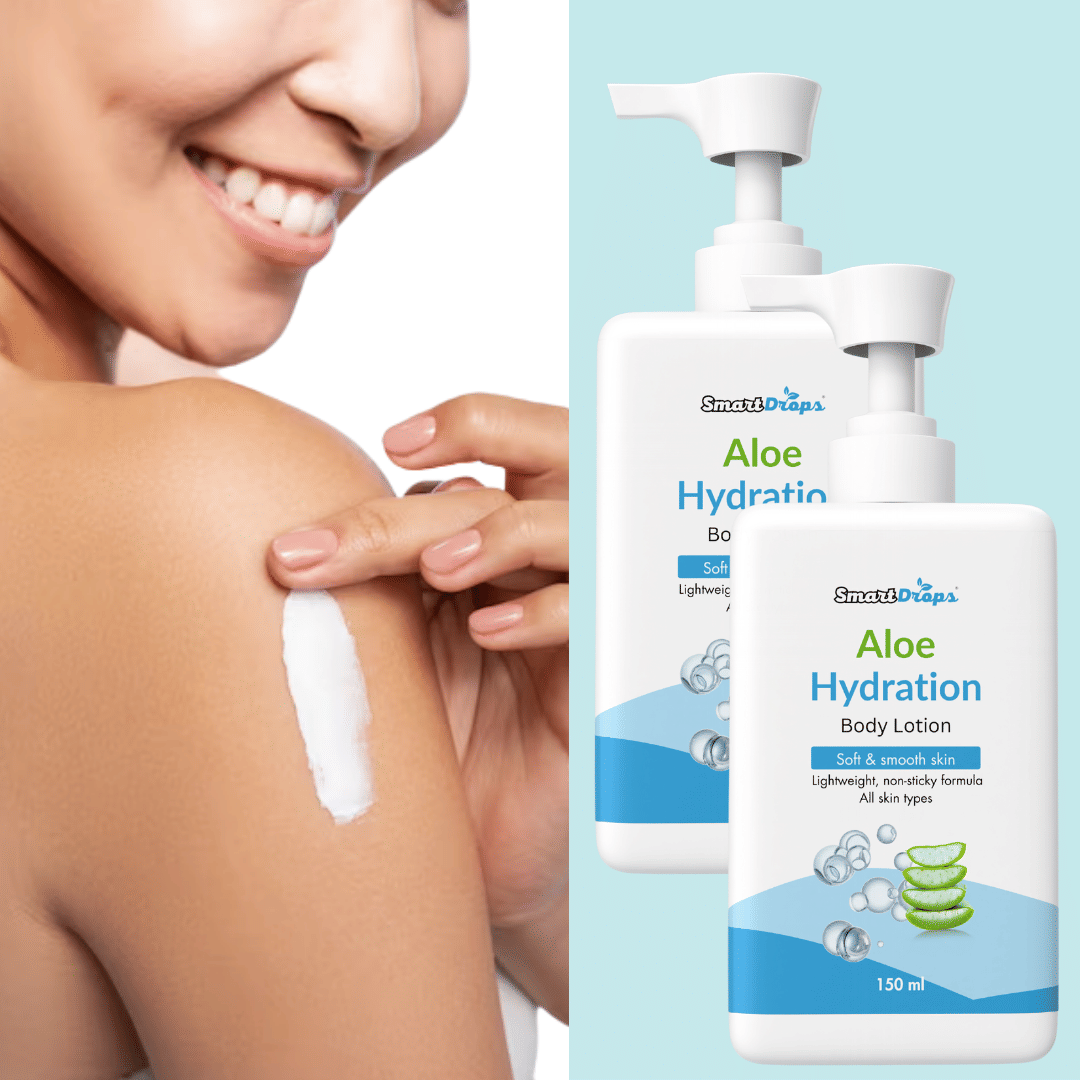 Smartdrops Moisturizing Lotion For All Skin Type 150 ml ( Pack of 2 )     			Smartdrops Moisturizing Lotion For All Skin Type 150 ml ( Pack of 2 )