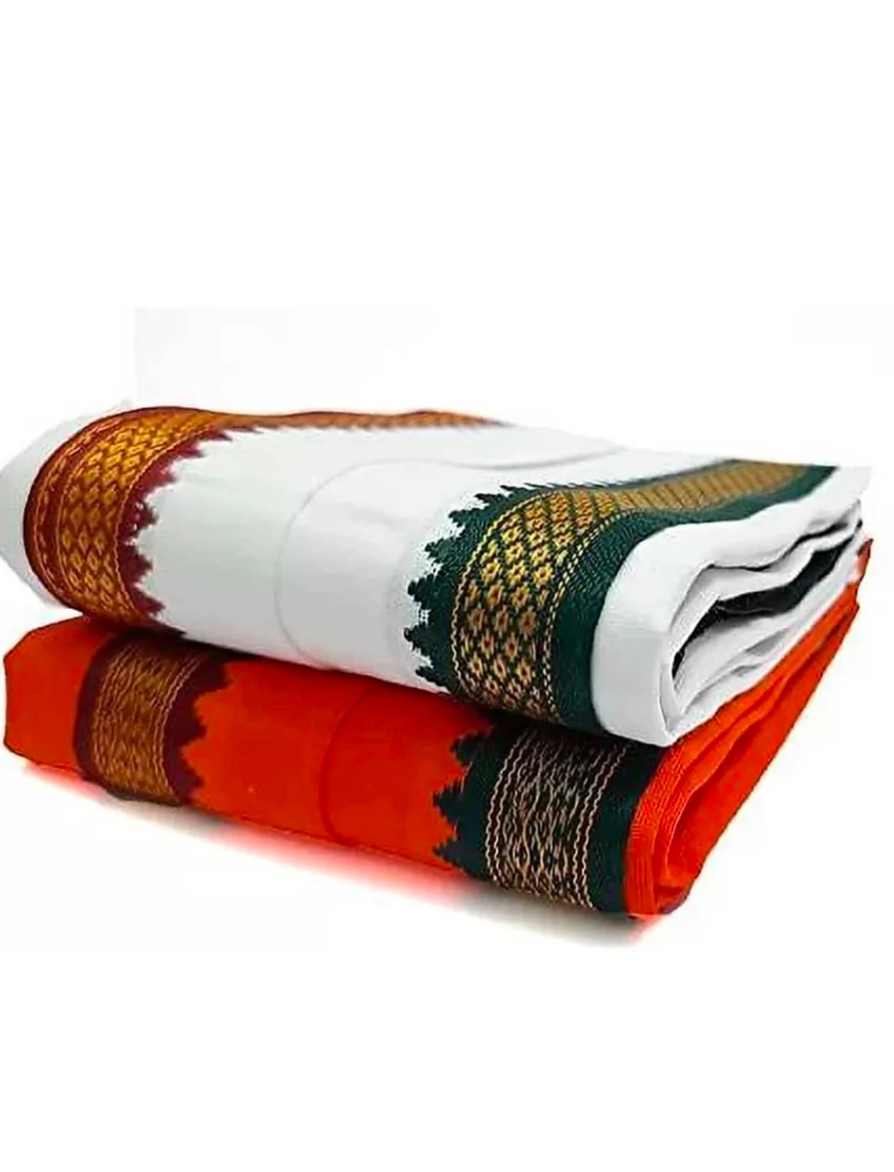     			Southfashion Pack of 2 Cotton Below 300 -GSM Bath Towel ( White )