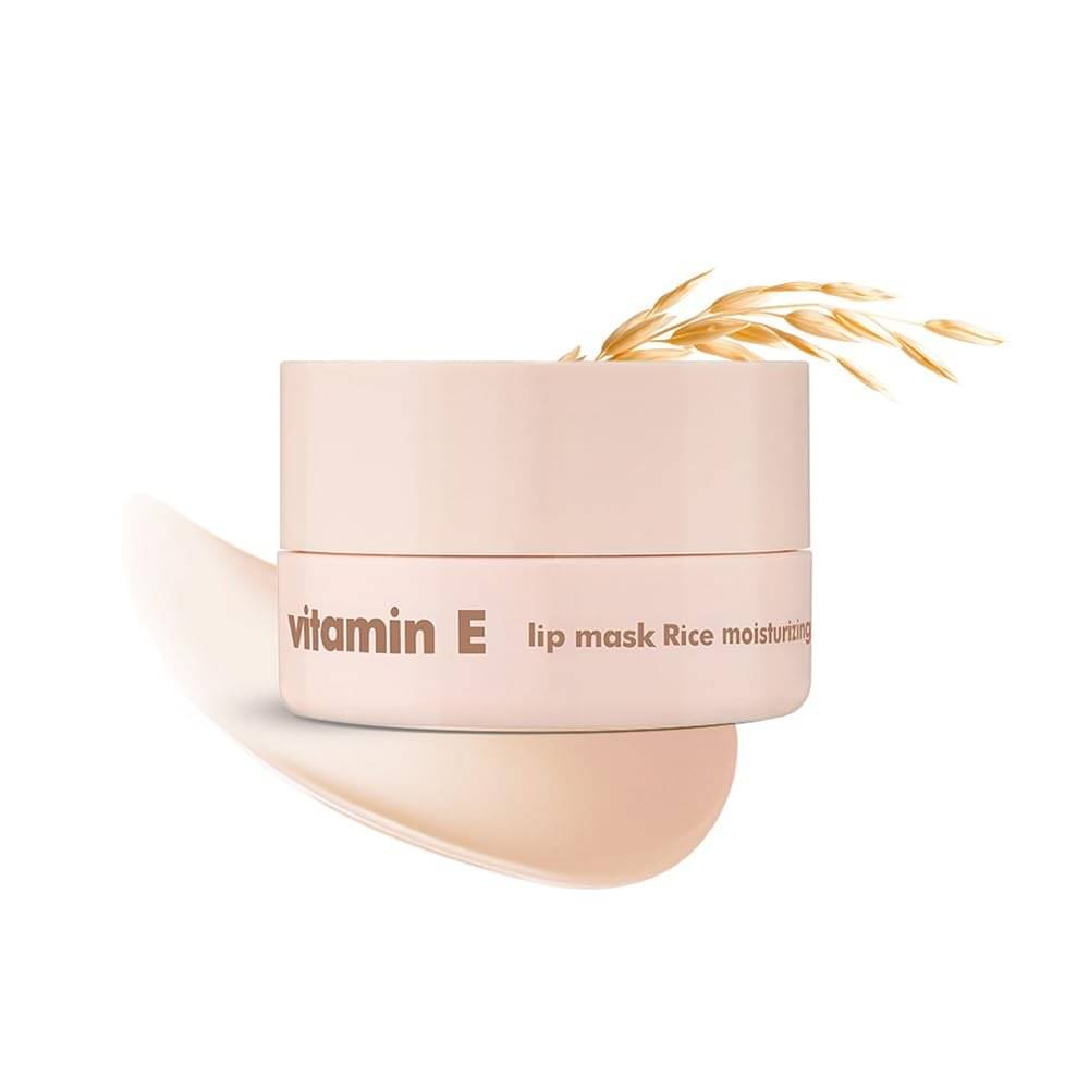 The Face Shop Vitamin E Korean Soothing Rice Lip Mask With Shea Butter, 14g The Face Shop Vitamin E Korean Soothing Rice Lip Mask With Shea Butter, 14g