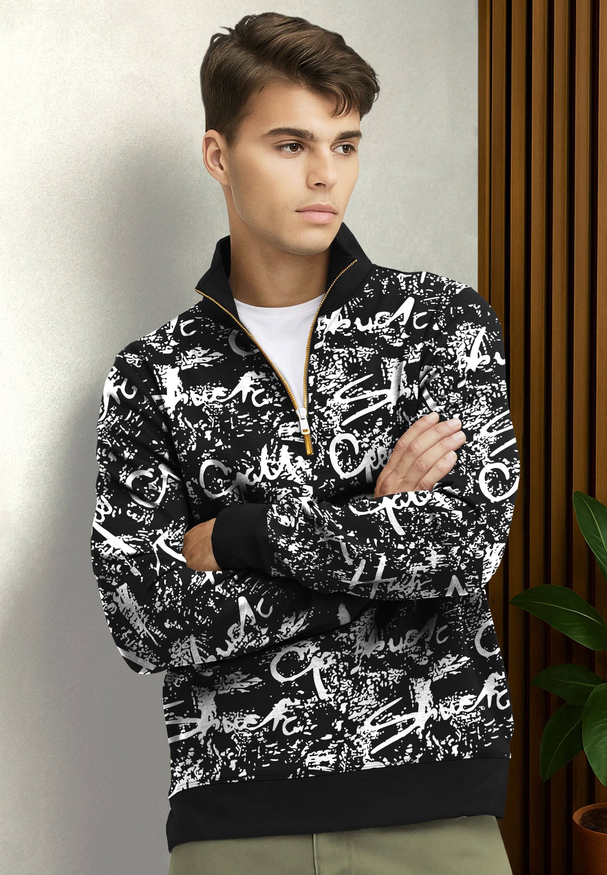     			Tripr Cotton Blend Polo Collar Men's Full Sleeves Pullover Sweater - Black ( Pack of 1 )