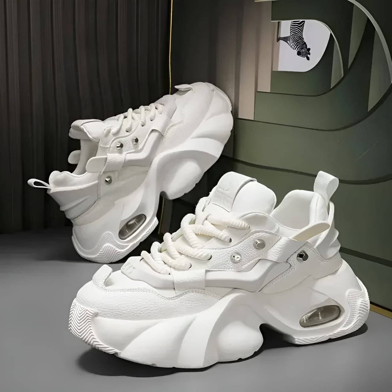     			VL Shoes White Men's High Tops Shoes