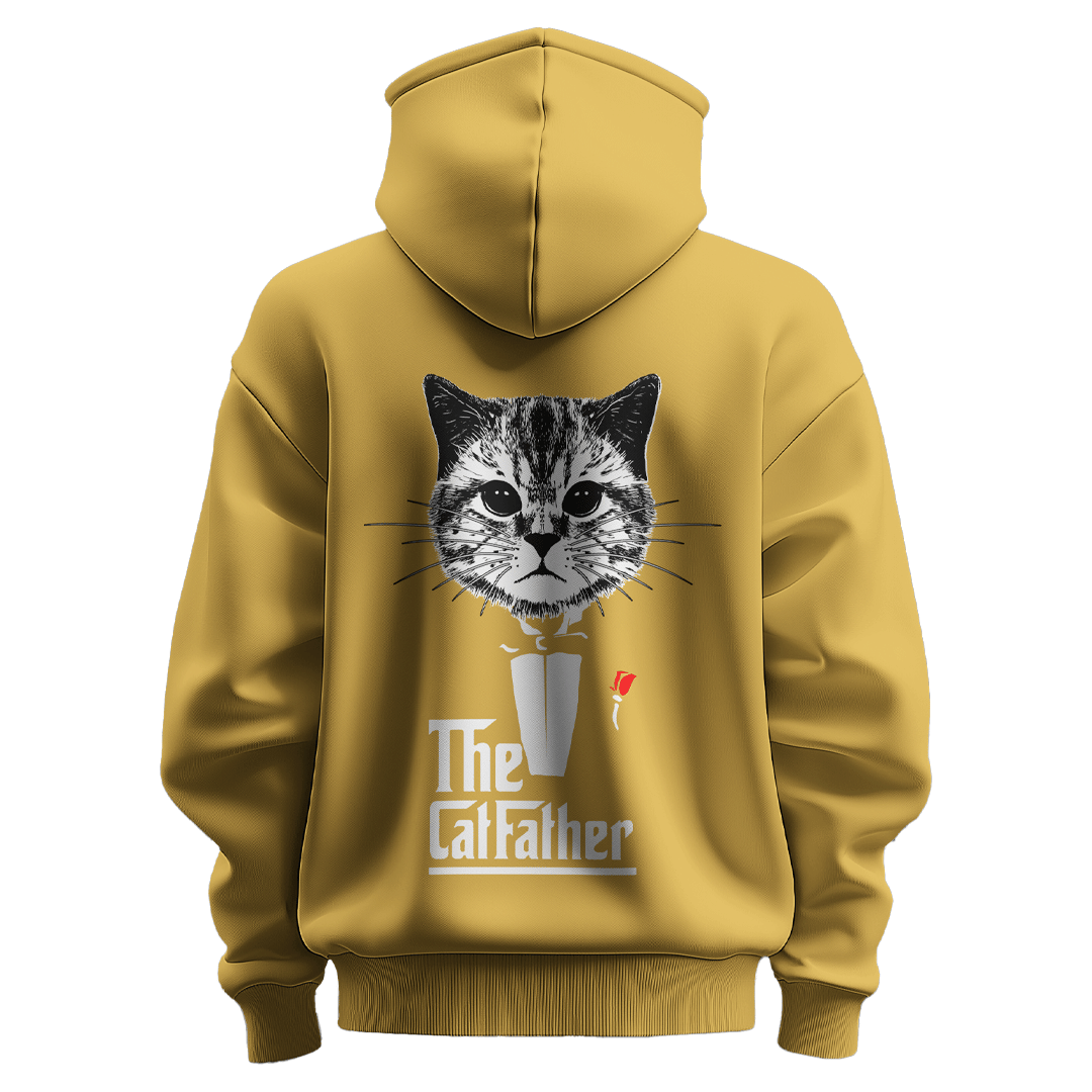     			bull clothing Cotton Hooded Men's Sweatshirt - Mustard ( Pack of 1 )