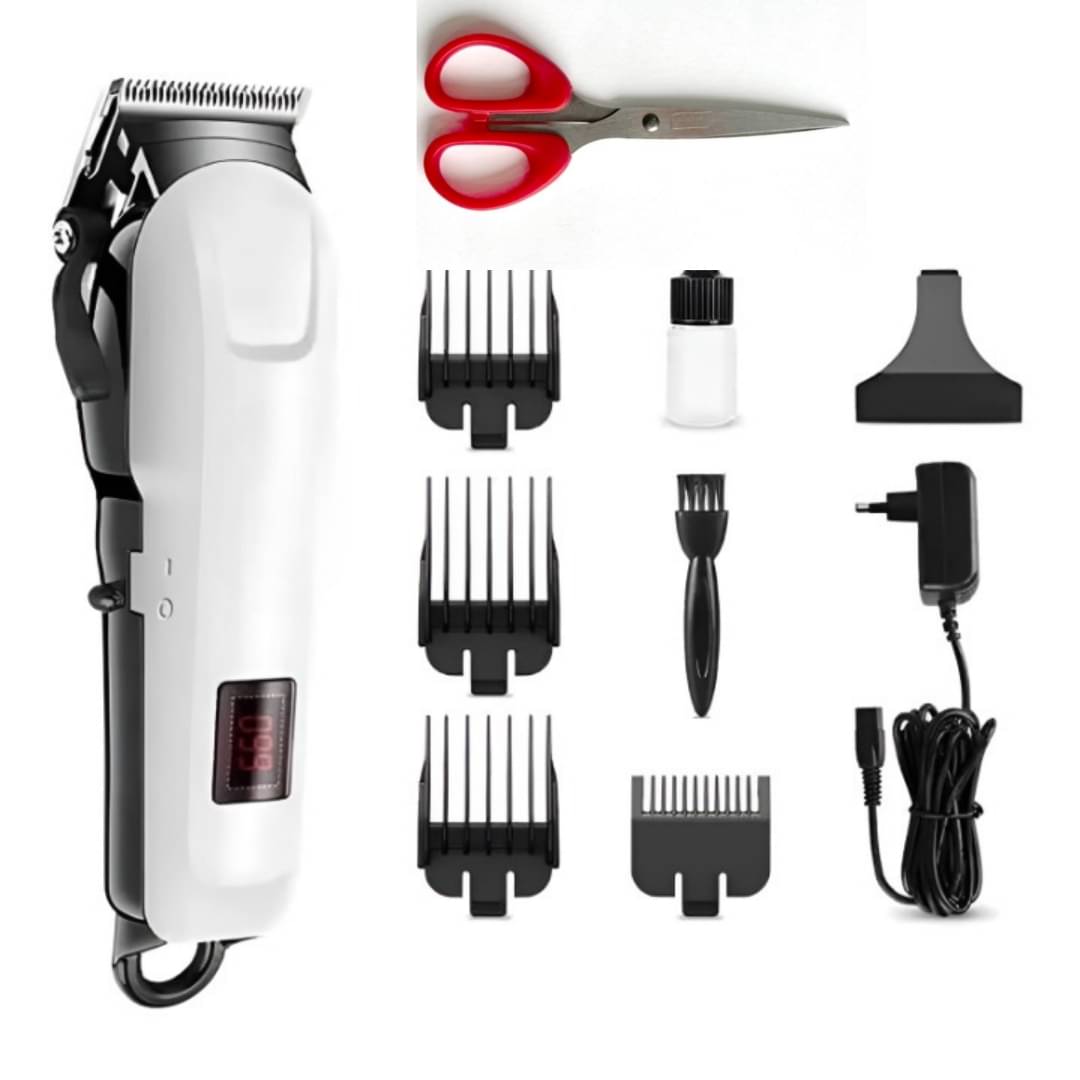     			809 A KM-809A White Cordless Beard Trimmer With 180 minutes Runtime