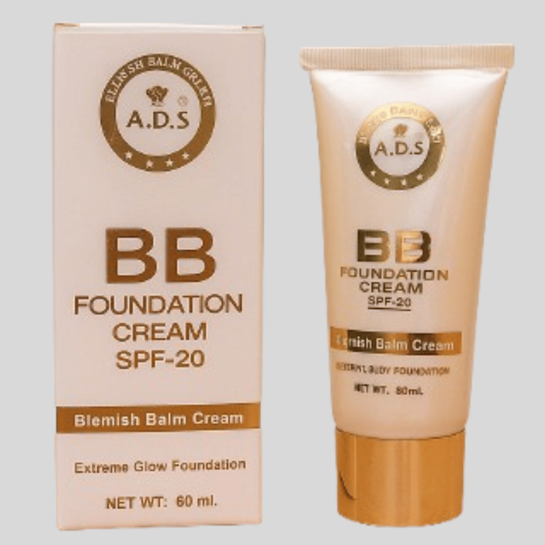     			ADS Dewy Cream For All Skin Types Skin Medium Foundation Pack of 1