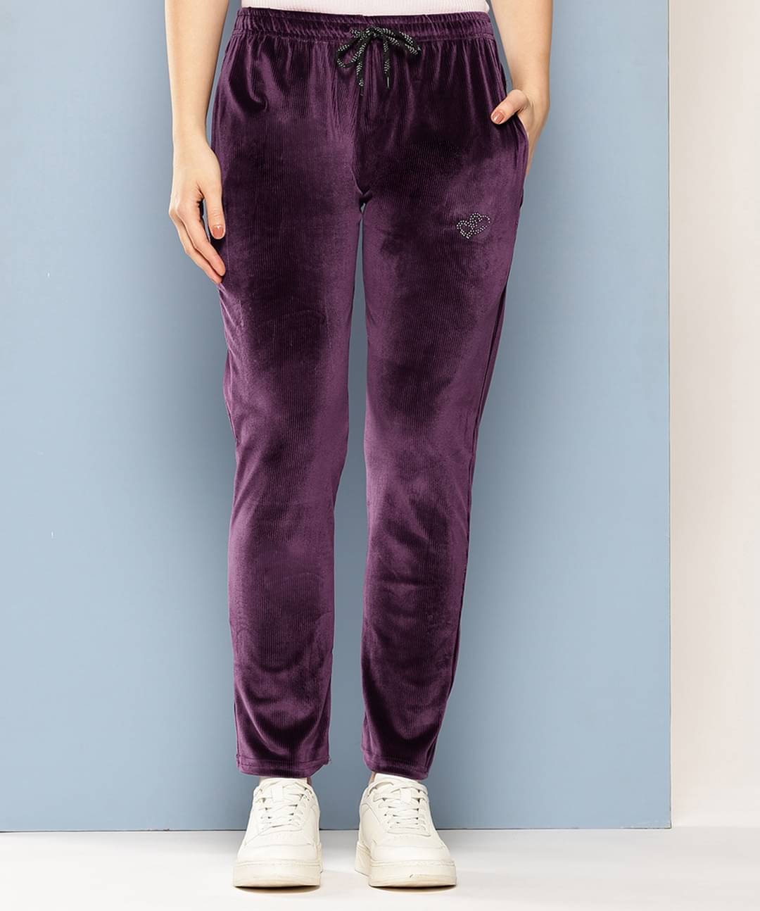     			Aarika Pack of 1 Girls Velvet Pants ( Purple )