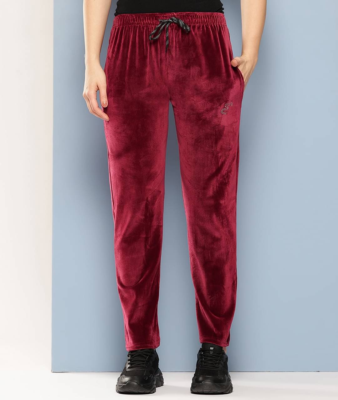    			Aarika Pack of 1 Girls Velvet Pants ( Maroon )
