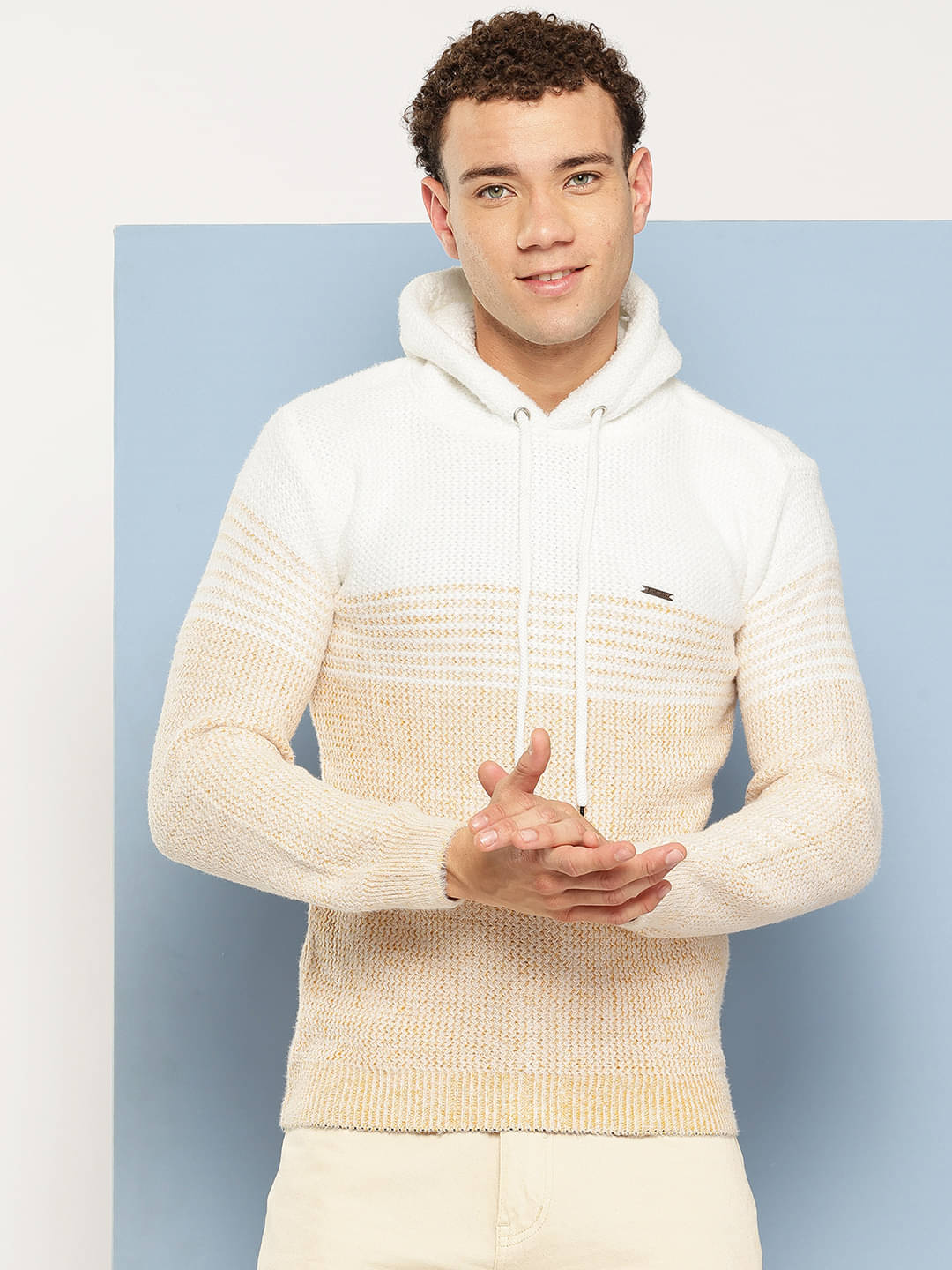 Aarika Woollen Hooded Men's Sweatshirt - Mustard ( Pack of 1 )     			Aarika Woollen Hooded Men's Sweatshirt - Mustard ( Pack of 1 )