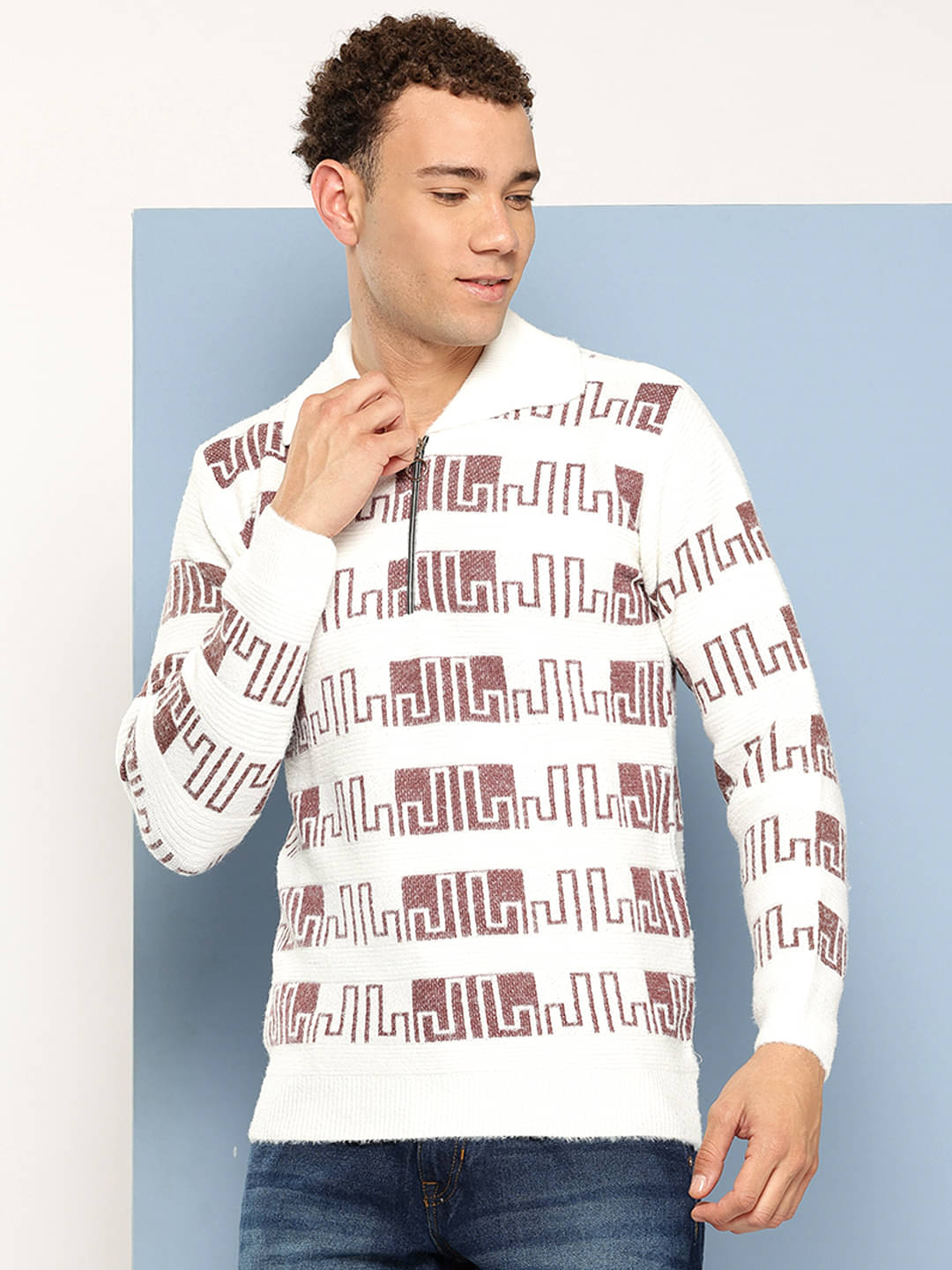 Aarika Woollen Round Neck Men's Sweatshirt - Brown ( Pack of 1 )     			Aarika Woollen Round Neck Men's Sweatshirt - Brown ( Pack of 1 )