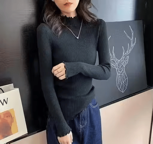 Anil Women's Lycra Regular Top ( Black )     			Anil Women's Lycra Regular Top ( Black )