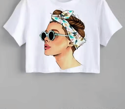     			Anil Women's Polyester Crop Top ( White )