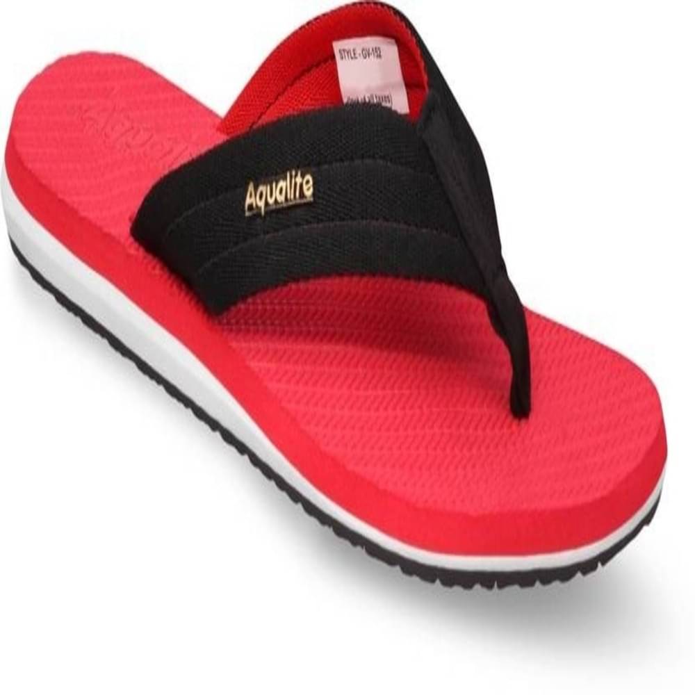     			Aqualite Red Men's Massage Flip Flop