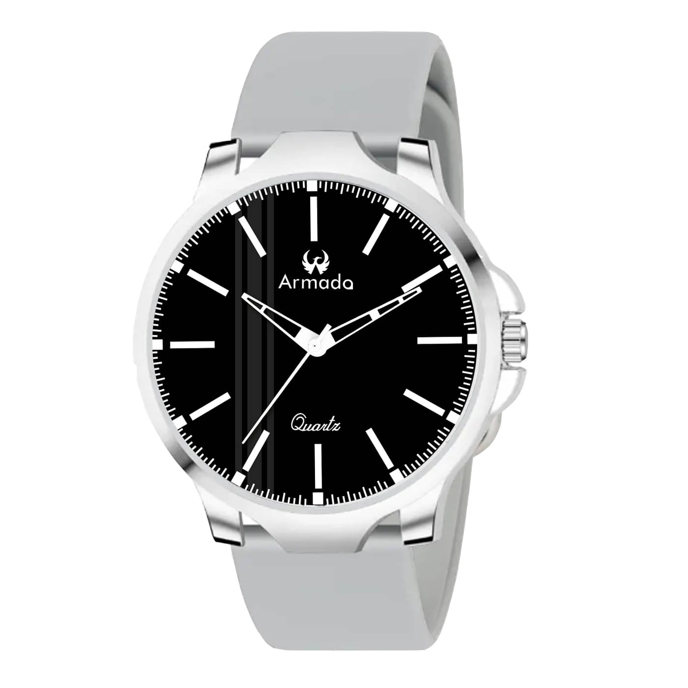     			Armado Light Grey Silicon Analog Men's Watch