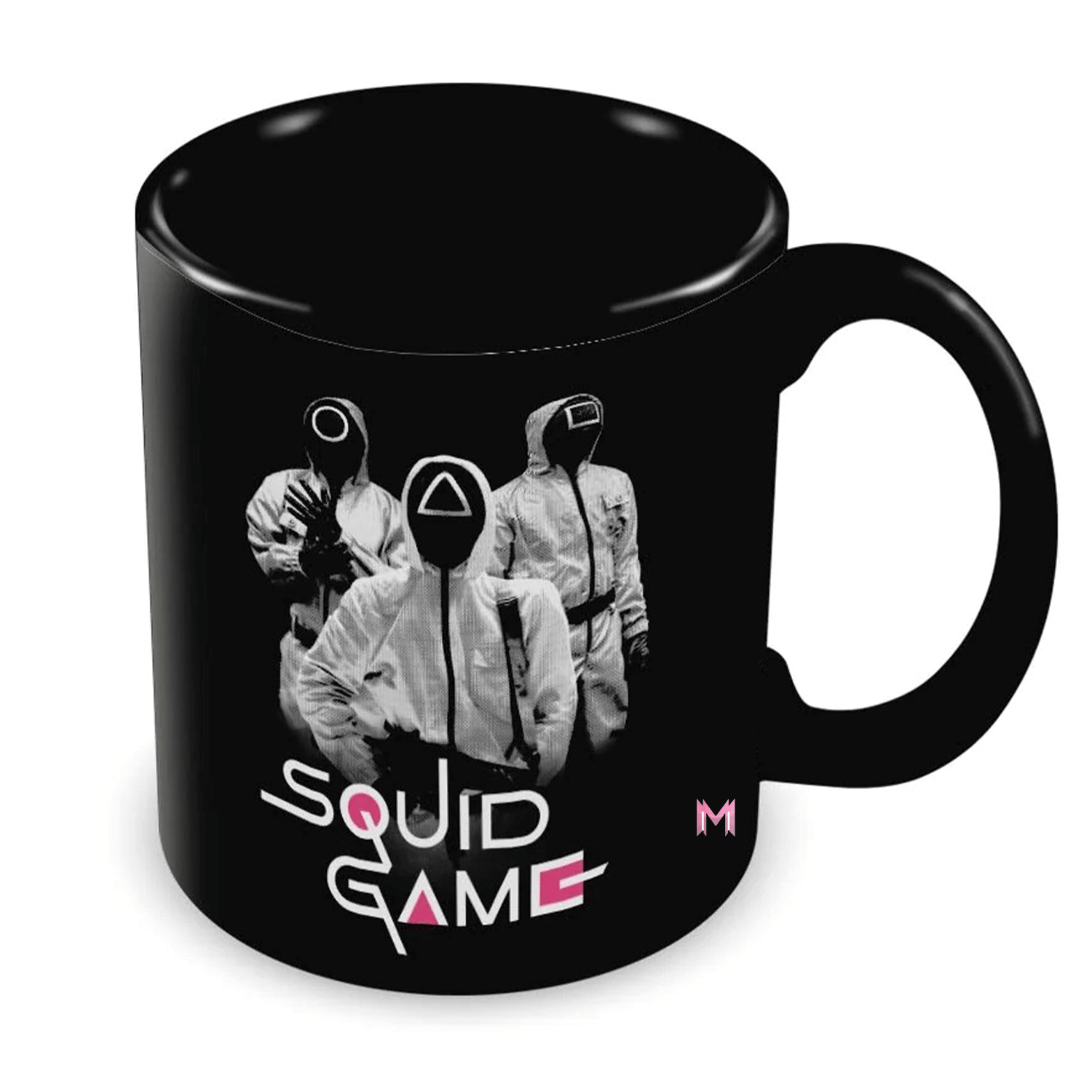 BIG FEATHER COUTERS Squid Game mug Ceramic Coffee Mug 350 mL ( Pack of 1 ) BIG FEATHER COUTERS Squid Game mug Ceramic Coffee Mug 350 mL ( Pack of 1 )