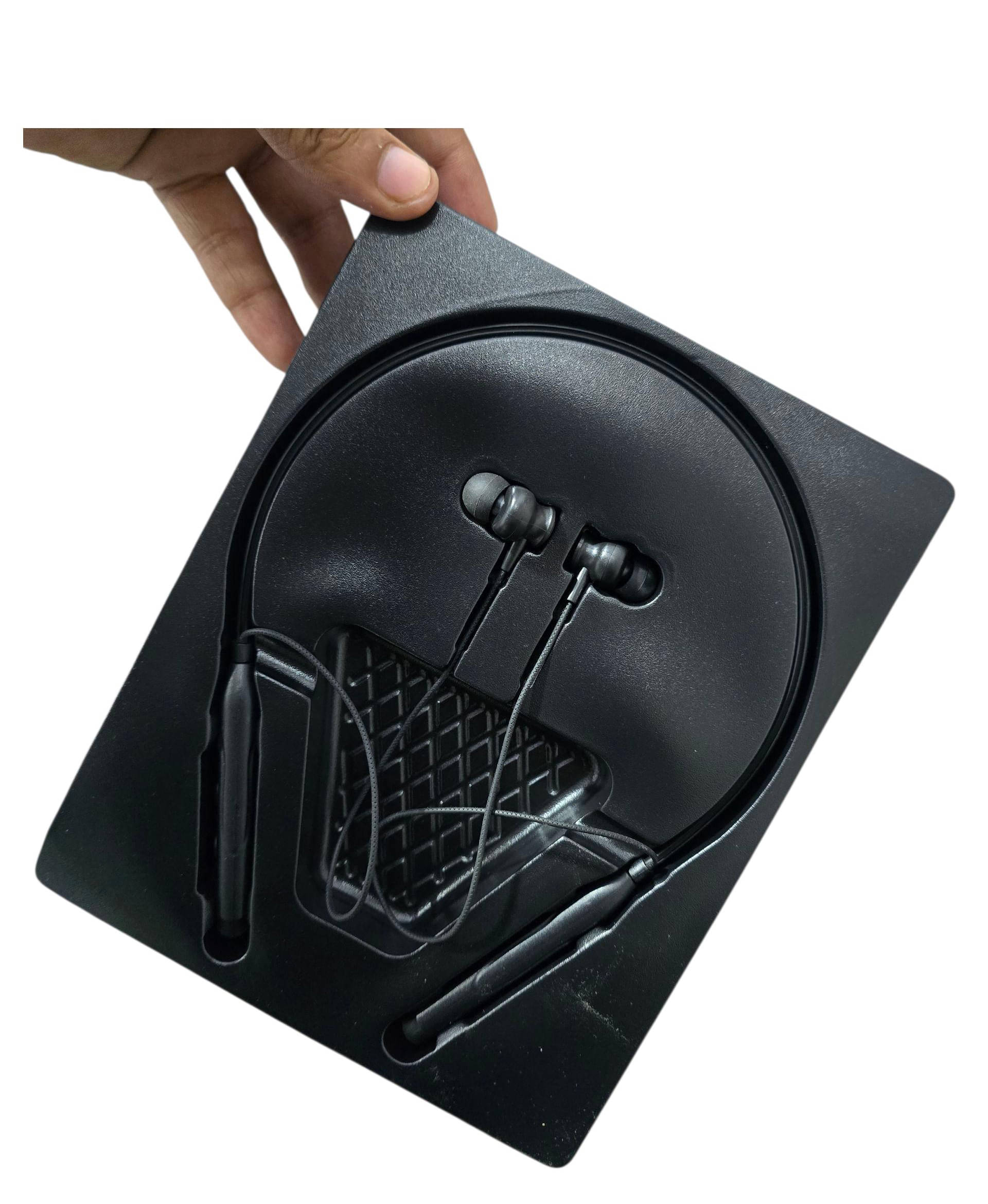 BPC HIGH Base in-the-ear Bluetooth Headset with Upto  40h Talktime Depp Bass - Black     			BPC HIGH Base in-the-ear Bluetooth Headset with Upto  40h Talktime Depp Bass - Black