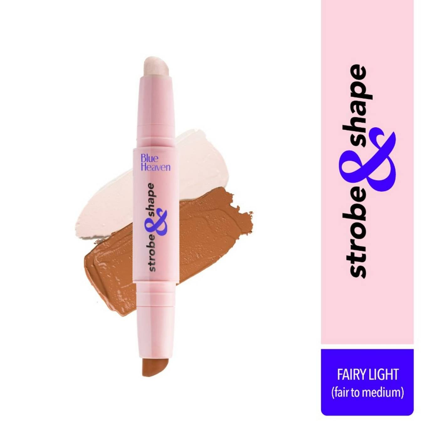     			Blue Heaven Strobe & Shape Contour & Highlighter Duostick, Fairylight, 3.5g
