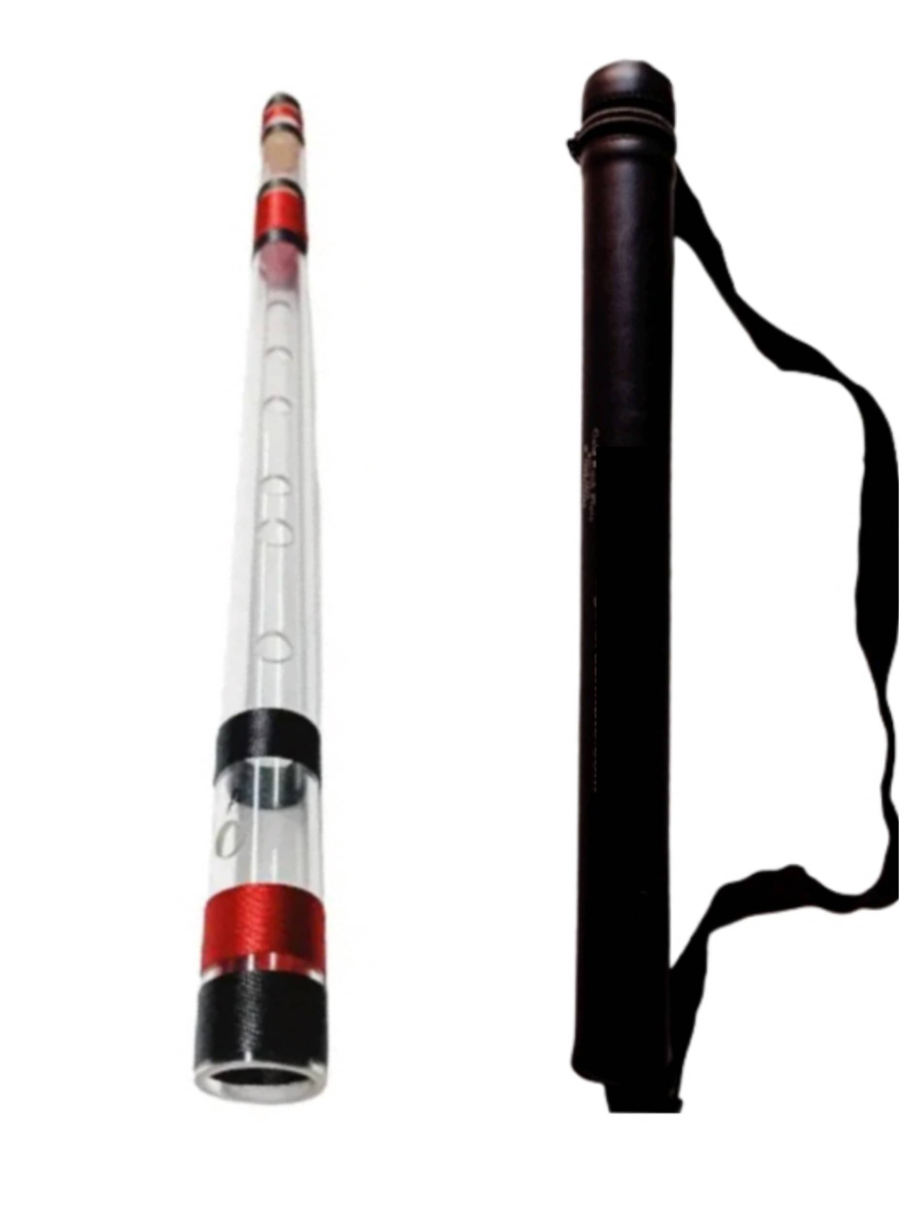 C Natural Medium & Indian Professional Right Handed Acrylic (Transparent) Flute 19.5 inch Size & 48 Centimeter Length     			C Natural Medium & Indian Professional Right Handed Acrylic (Transparent) Flute 19.5 inch Size & 48 Centimeter Length