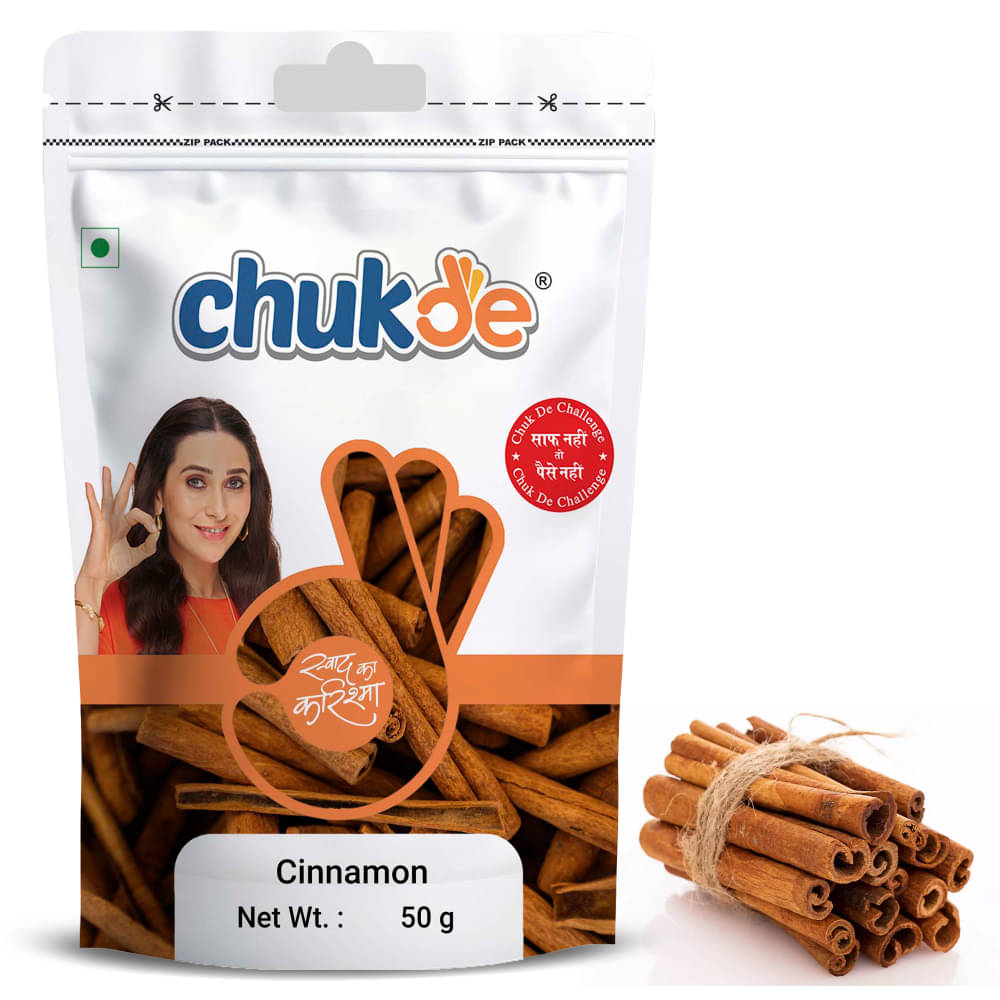     			CHUKDE Dalchini | Cinnamon 50 gm Pack of 2