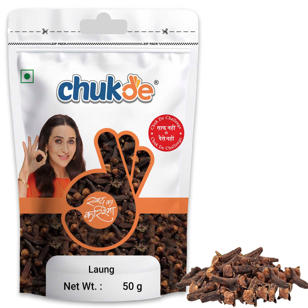 CHUKDE Laung | Cloves | Lavang 50 gm Pack of 2 CHUKDE Laung | Cloves | Lavang 50 gm Pack of 2