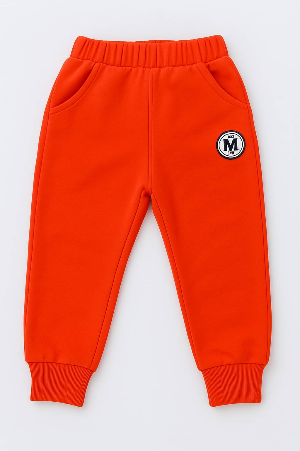     			Camey Pack of 1 Boys Fleece Trackpant ( Orange )