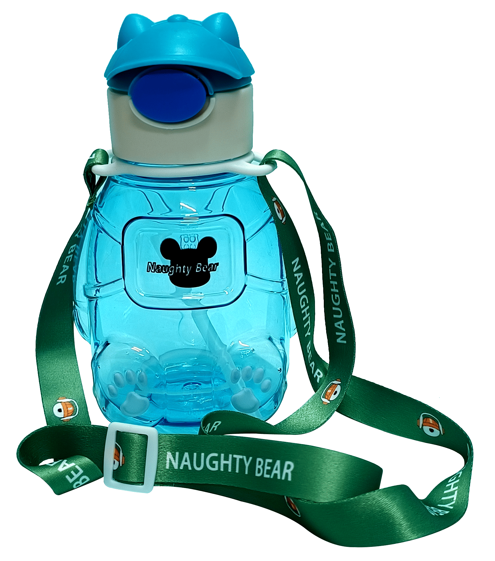     			CeePoo Blue Plastic Water Bottle 350 mL ( Set of 1 )