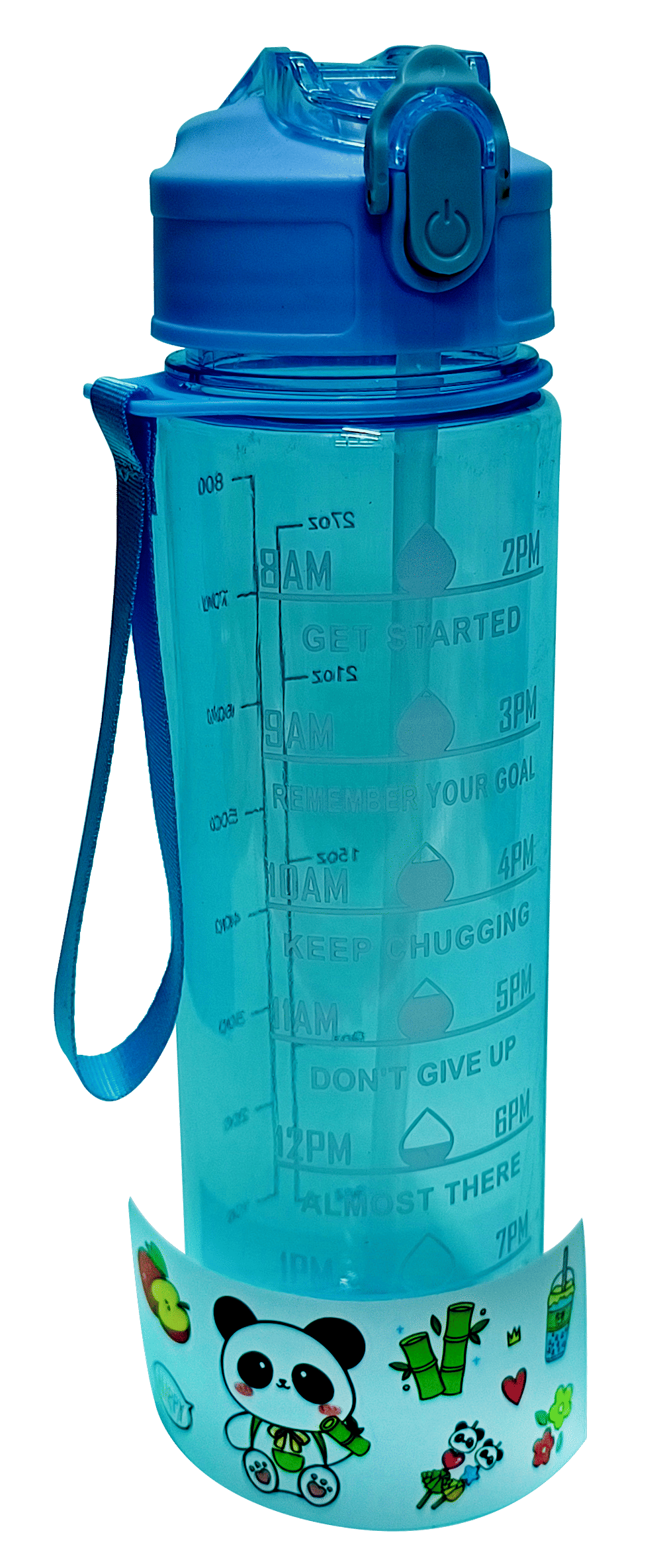     			CeePoo Blue Plastic Water Bottle 500 mL ( Set of 1 )