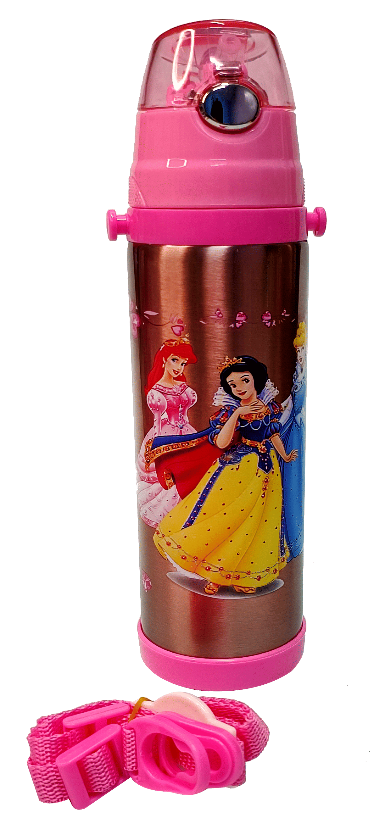     			CeePoo Pink Steel Water Bottle 500 mL ( Set of 1 )