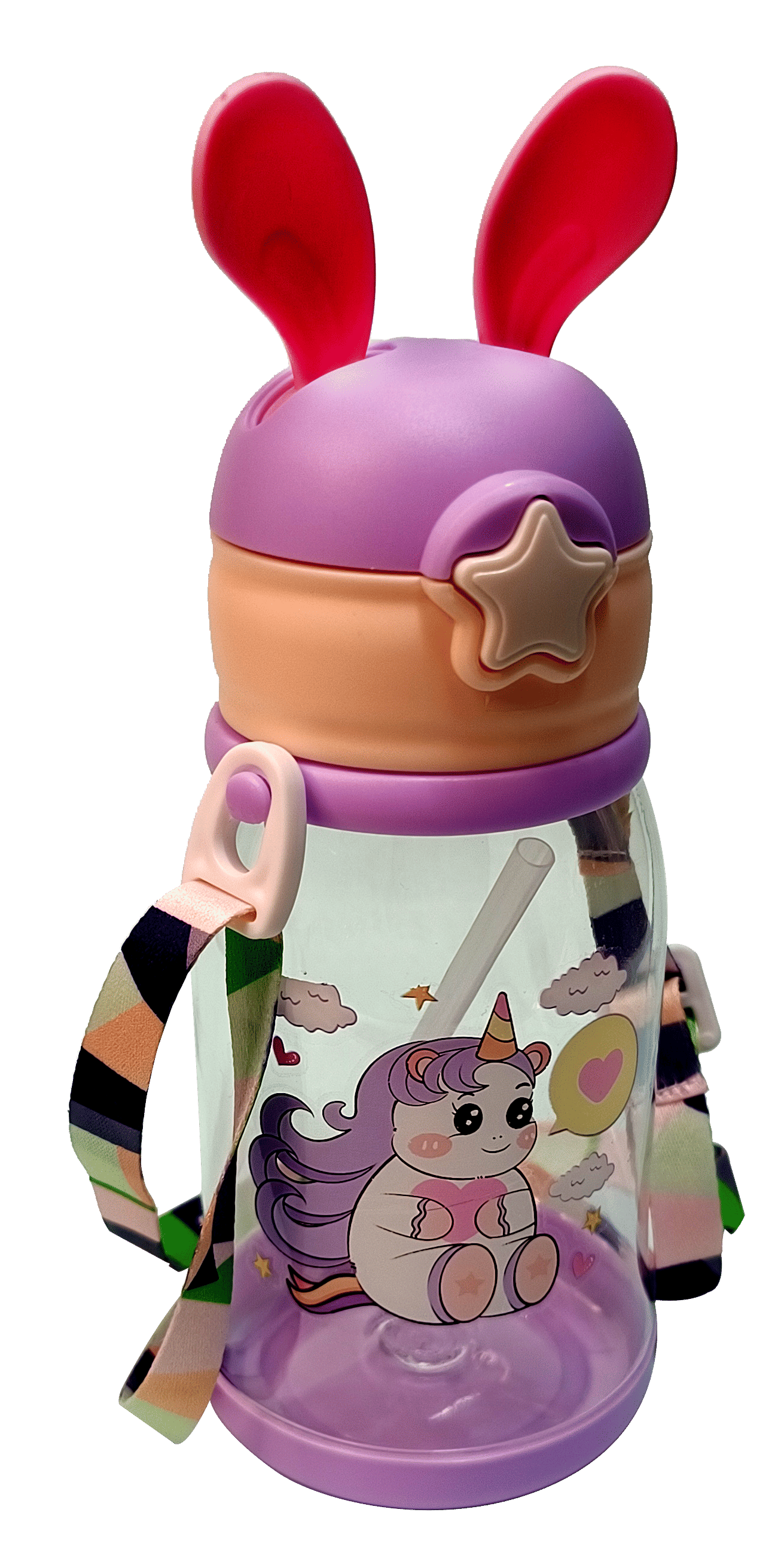     			CeePoo Purple Plastic Water Bottle 500 mL ( Set of 1 )