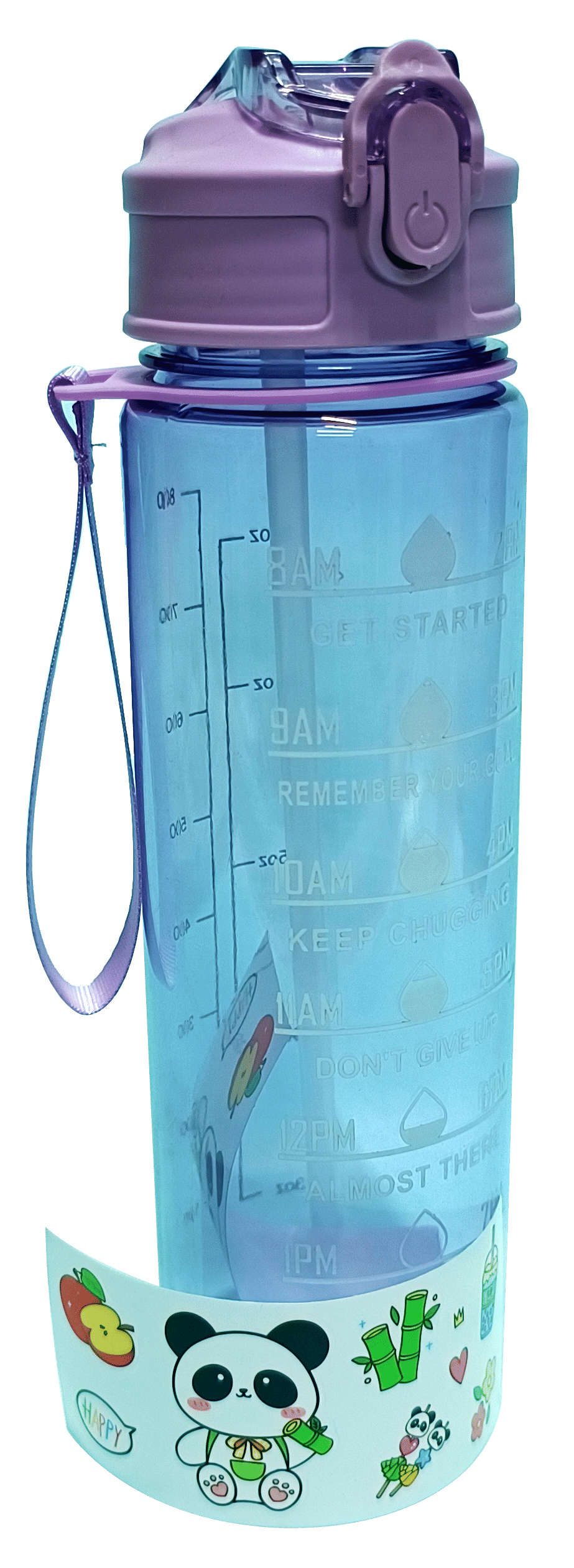    			CeePoo Purple Plastic Water Bottle 500 mL ( Set of 1 )