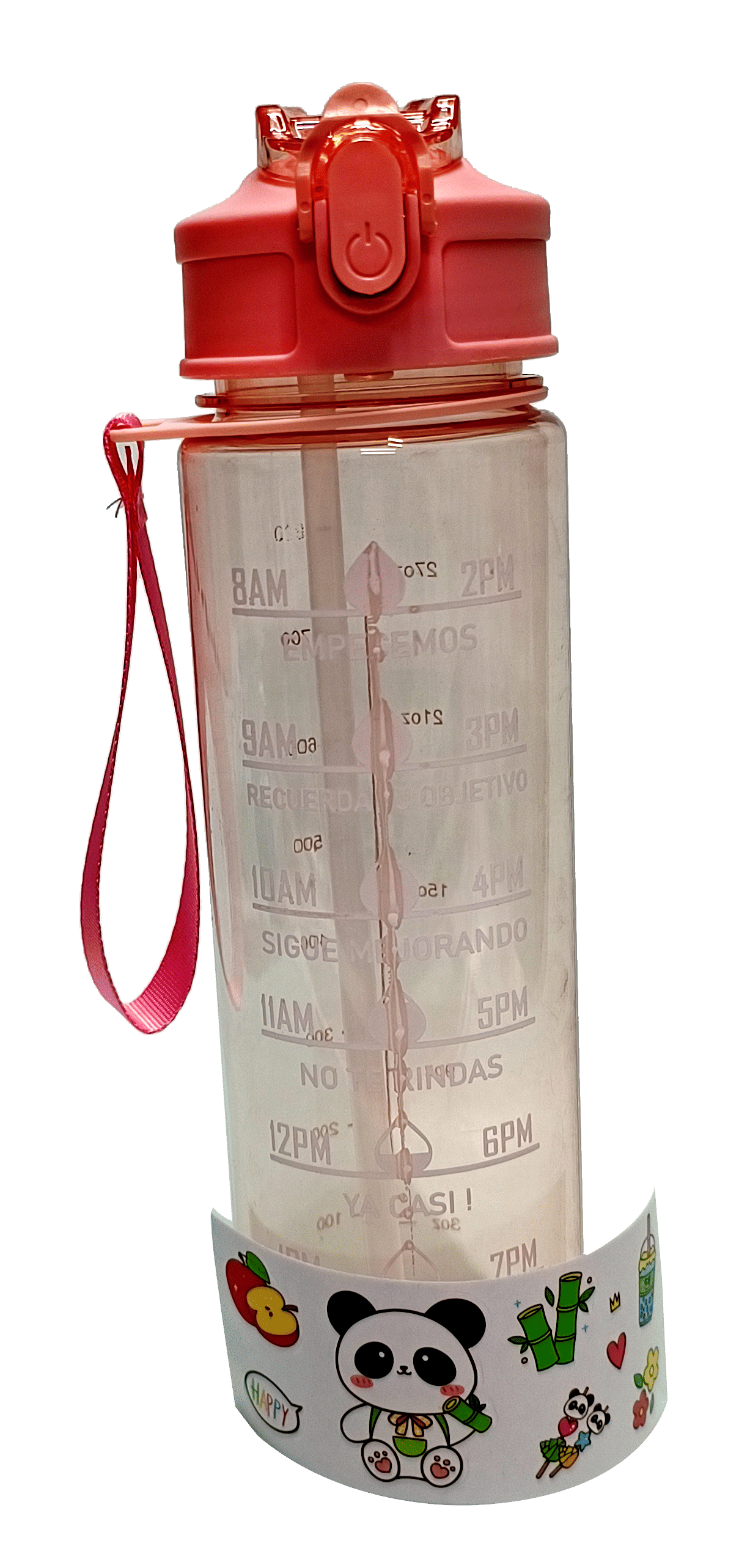     			CeePoo Red Plastic Water Bottle 500 mL ( Set of 1 )