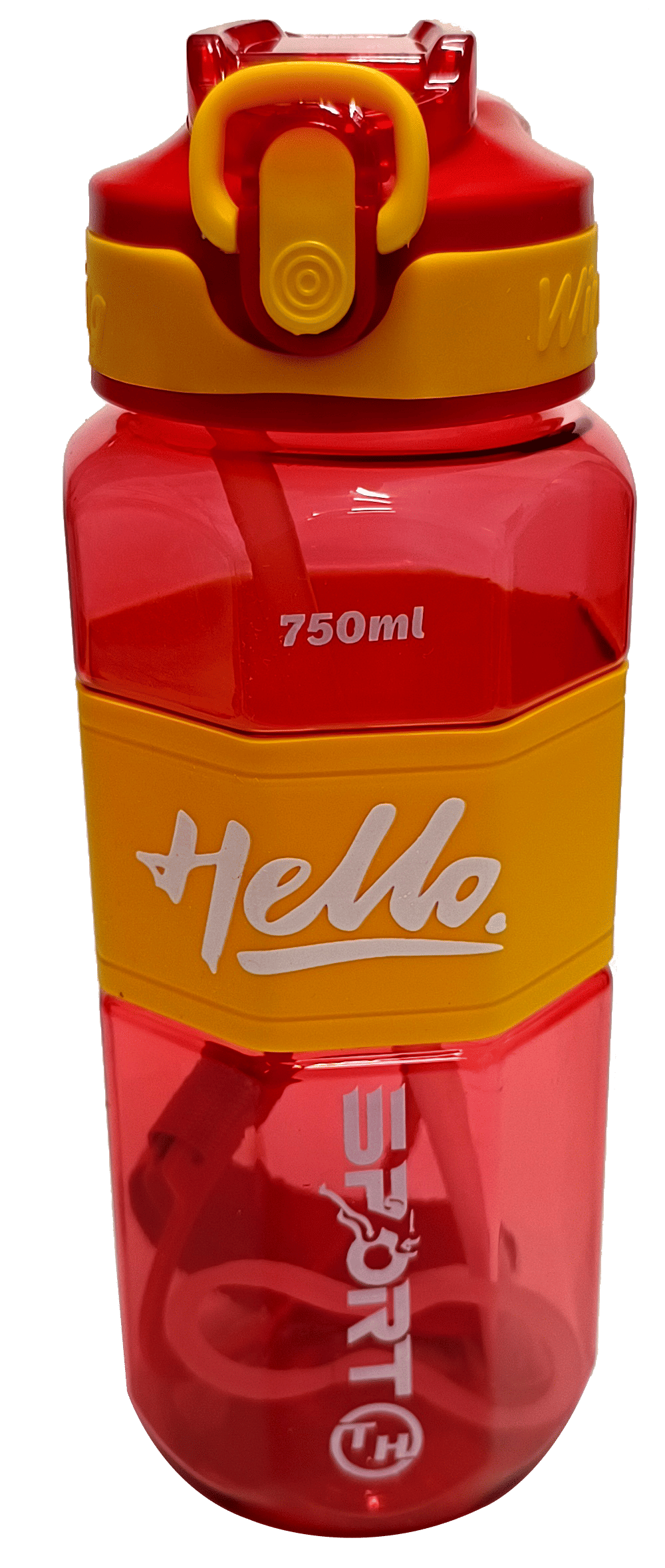    			CeePoo Red Plastic Water Bottle 750 mL ( Set of 1 )