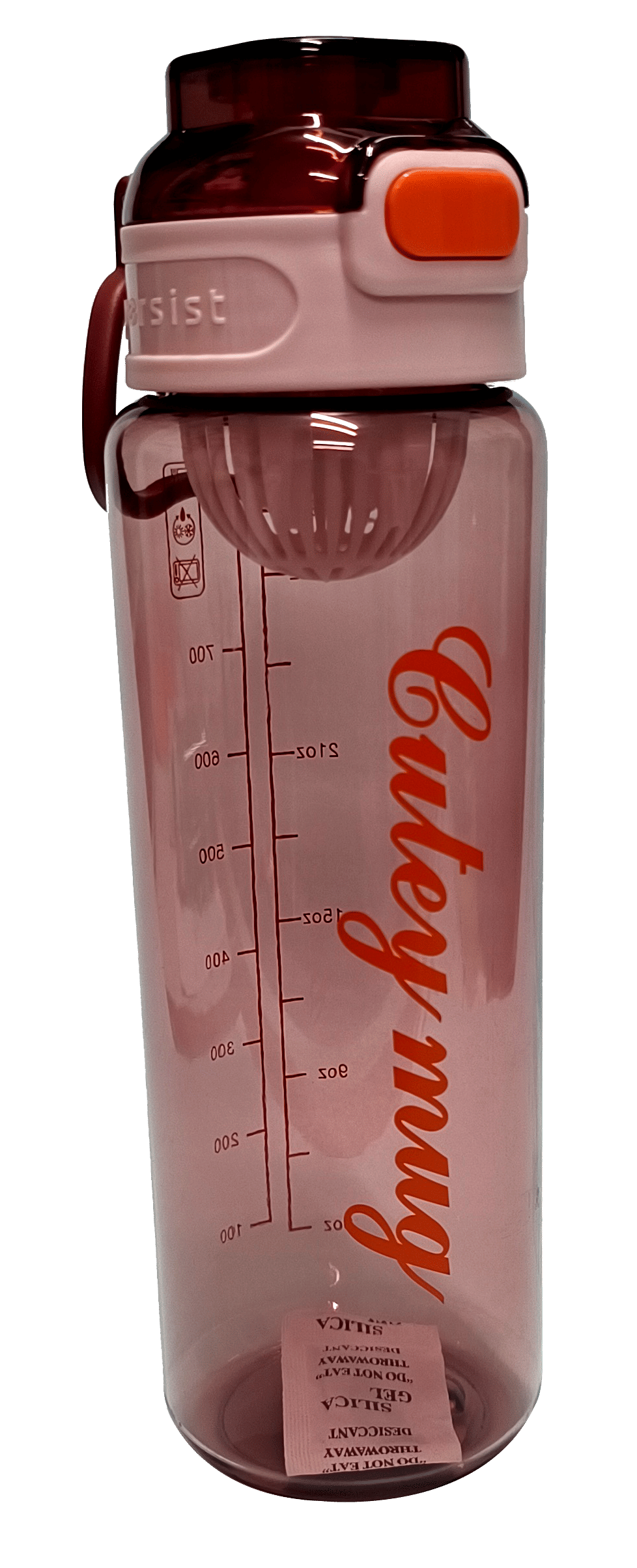     			CeePoo Red Plastic Water Bottle 500 mL ( Set of 1 )