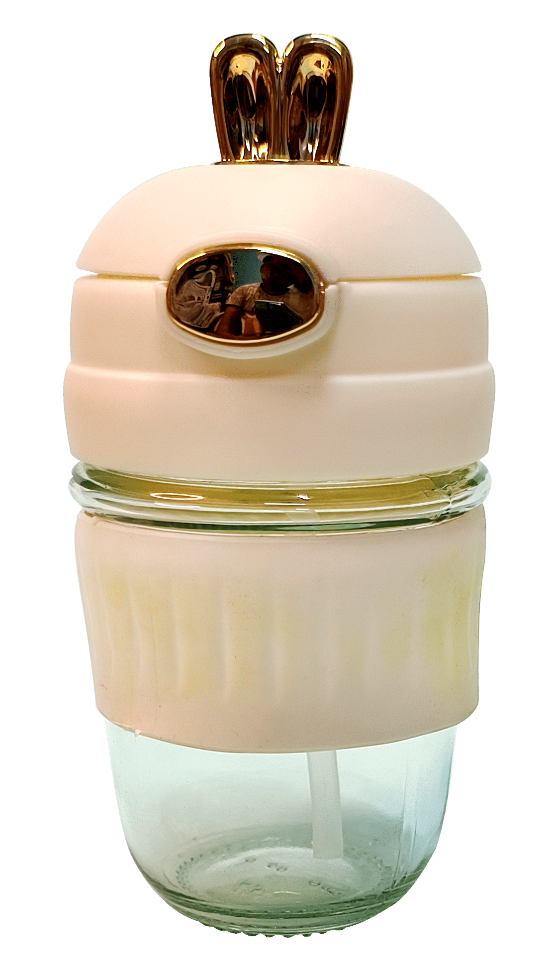     			CeePoo White Glass Water Bottle 350 mL ( Set of 1 )