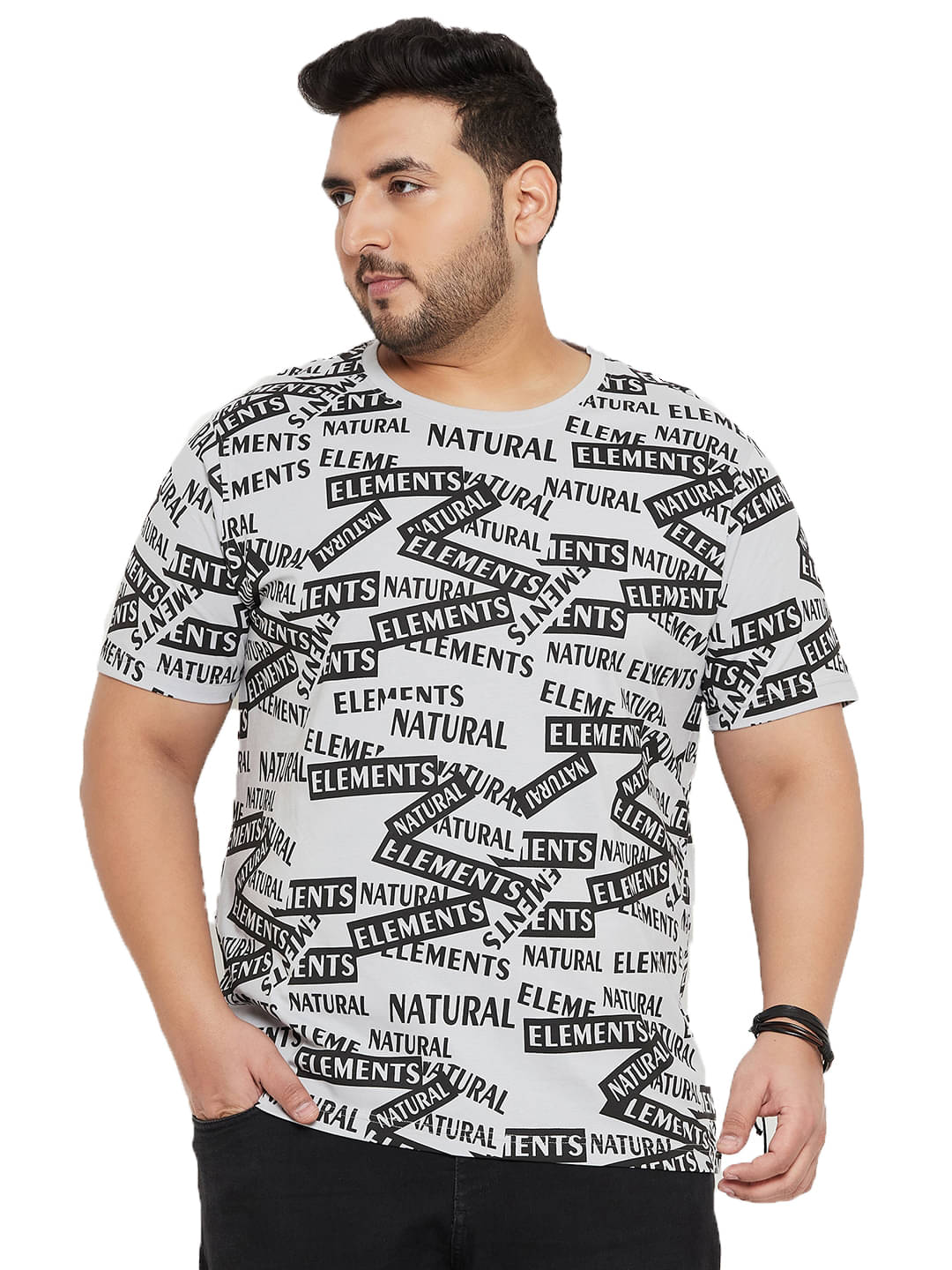 Club York Men Cotton Regular Fit Printed T-Shirt ( White ) Club York Men Cotton Regular Fit Printed T-Shirt ( White )