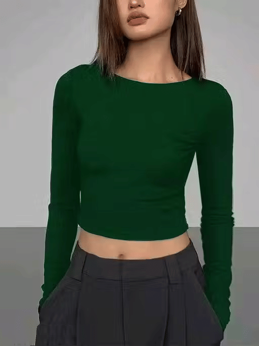 Cutext Fashion Women's Lycra A-Line Top ( Green ) Cutext Fashion Women's Lycra A-Line Top ( Green )